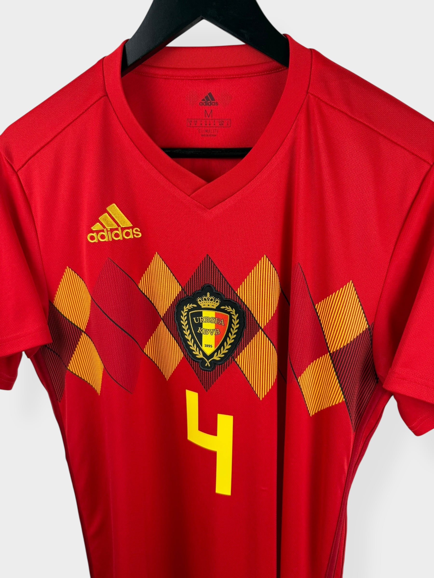 2017-18 BELGIEN HEIMTRIKOT KOMPANY #4 M