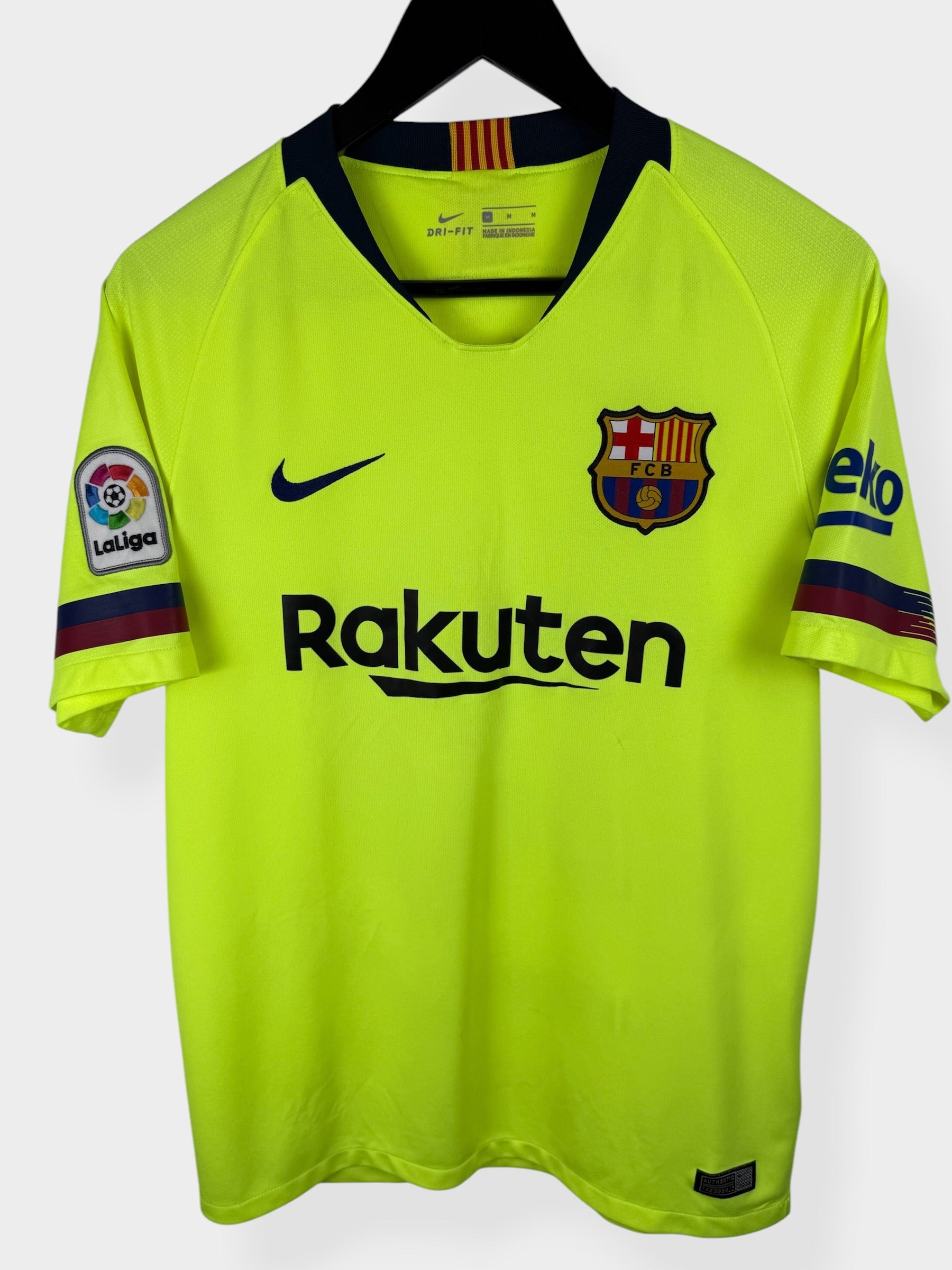2018-19 BARCELONA AWAY SHIRT MESSI #10 M
