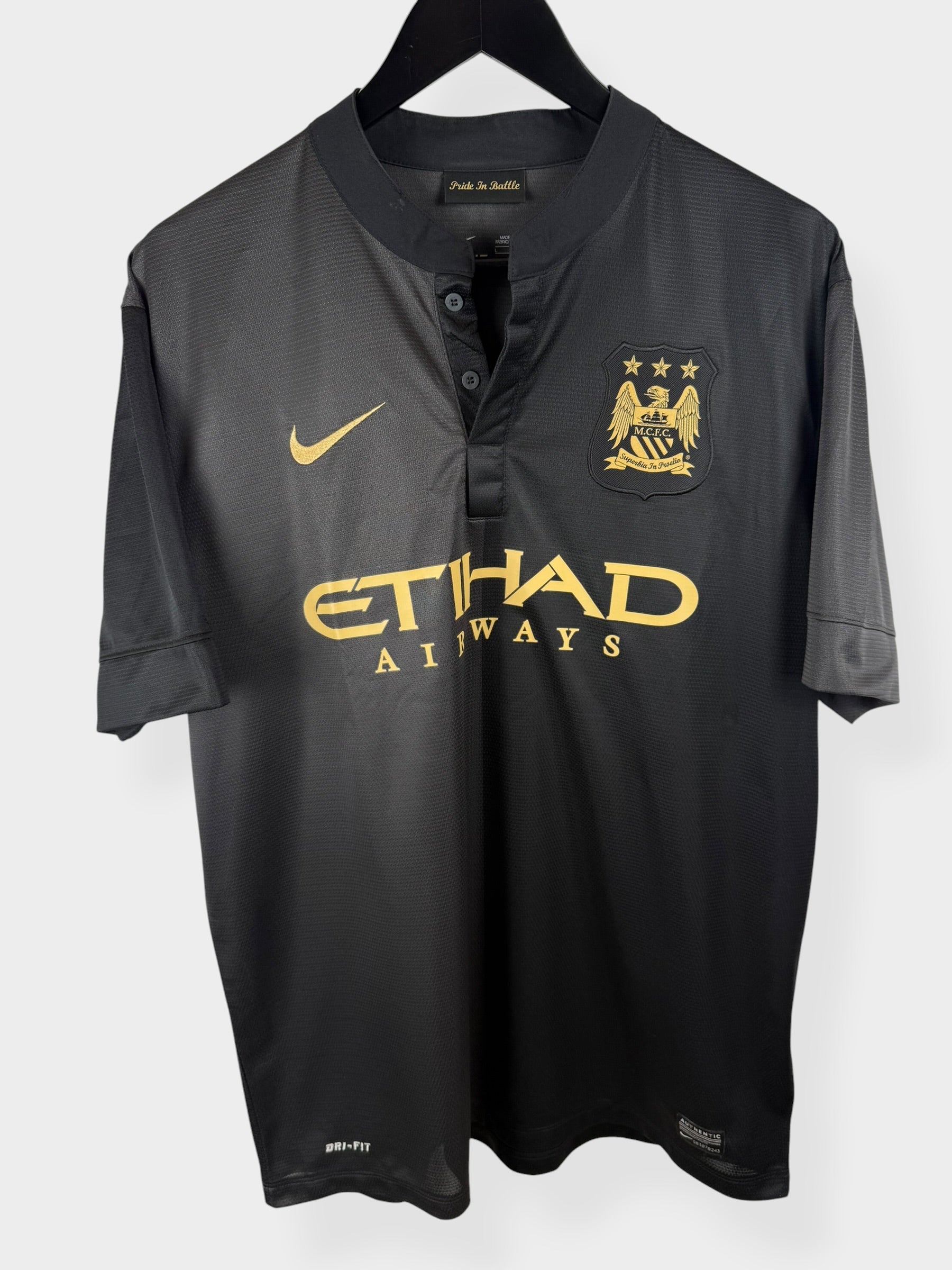 2013-14 MANCHESTER CITY AUSWÄRTSTRIKOT KUN AGUERO #16 L