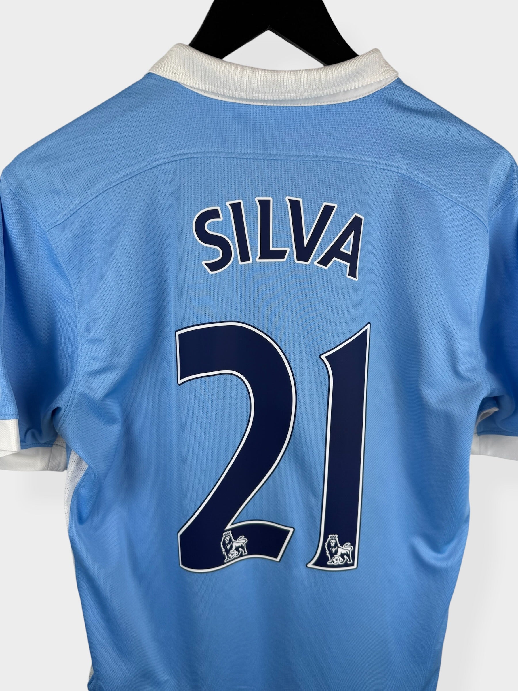 2015-16 MANCHESTER CITY HOME SHIRT SILVA #21 M