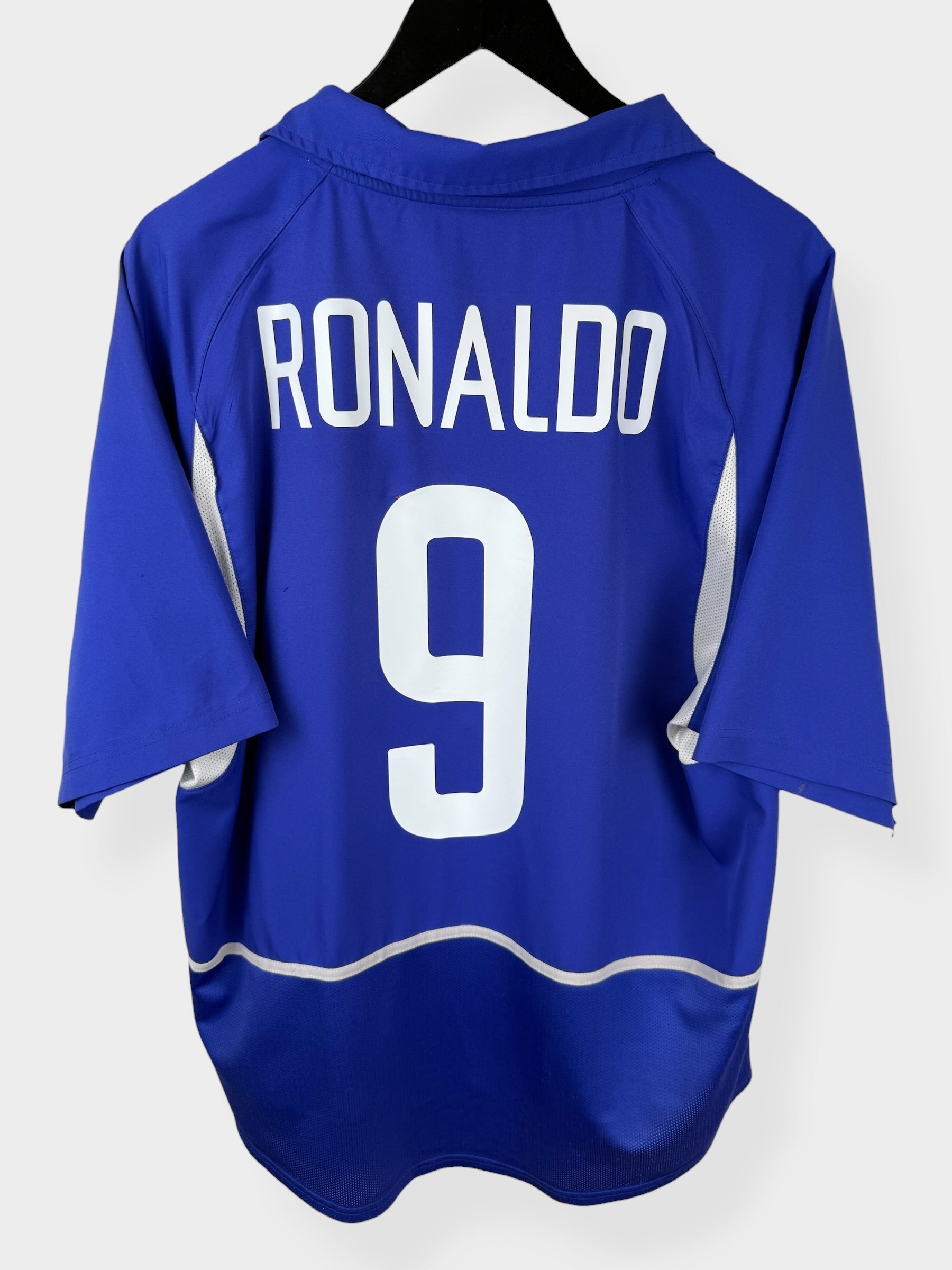 2002-04 BRAZIL AWAY SHIRT RONALDO #9 XL
