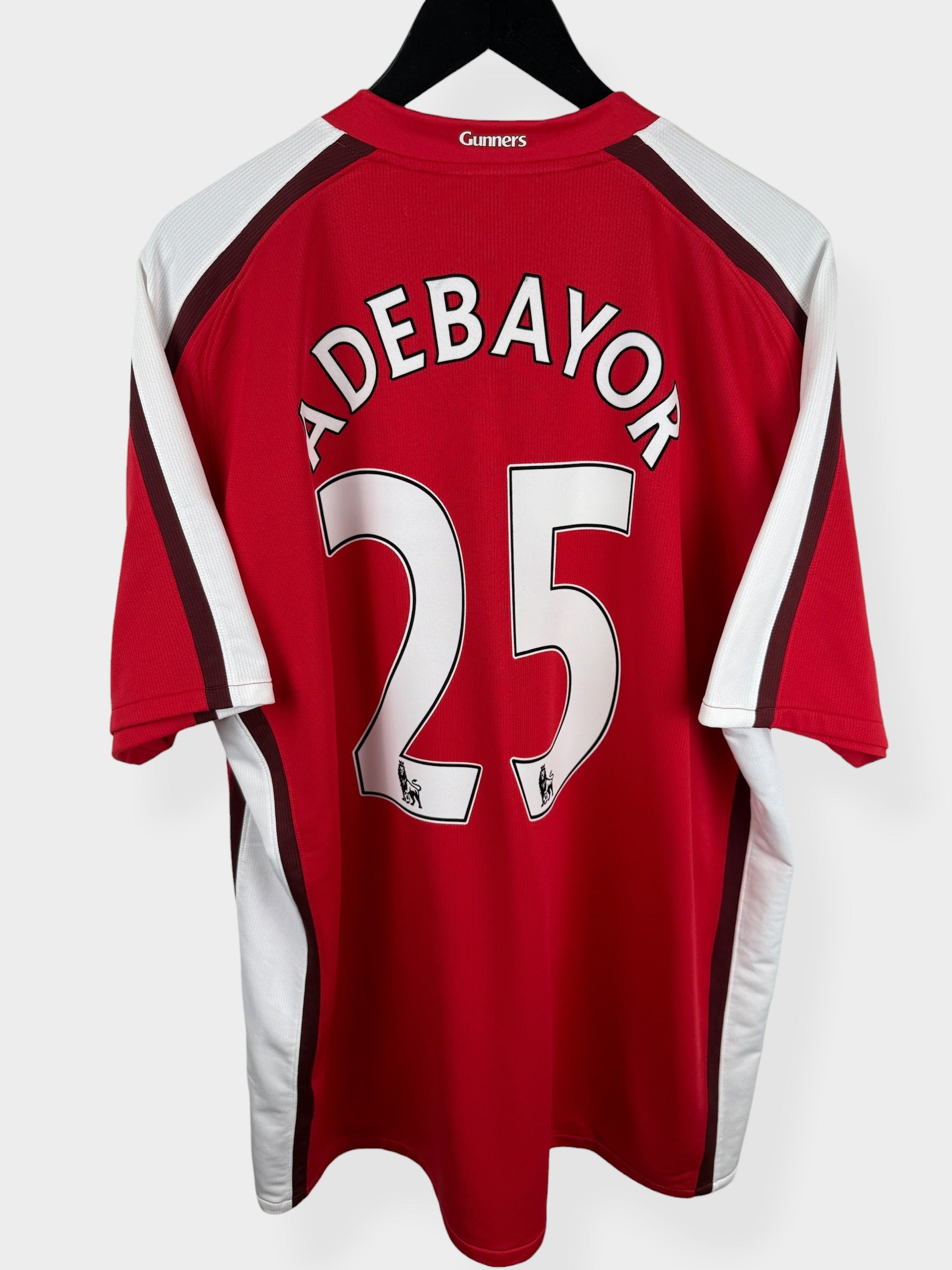 2008-10 ARSENAL HOME SHIRT ADEBAYOR #25 XXL