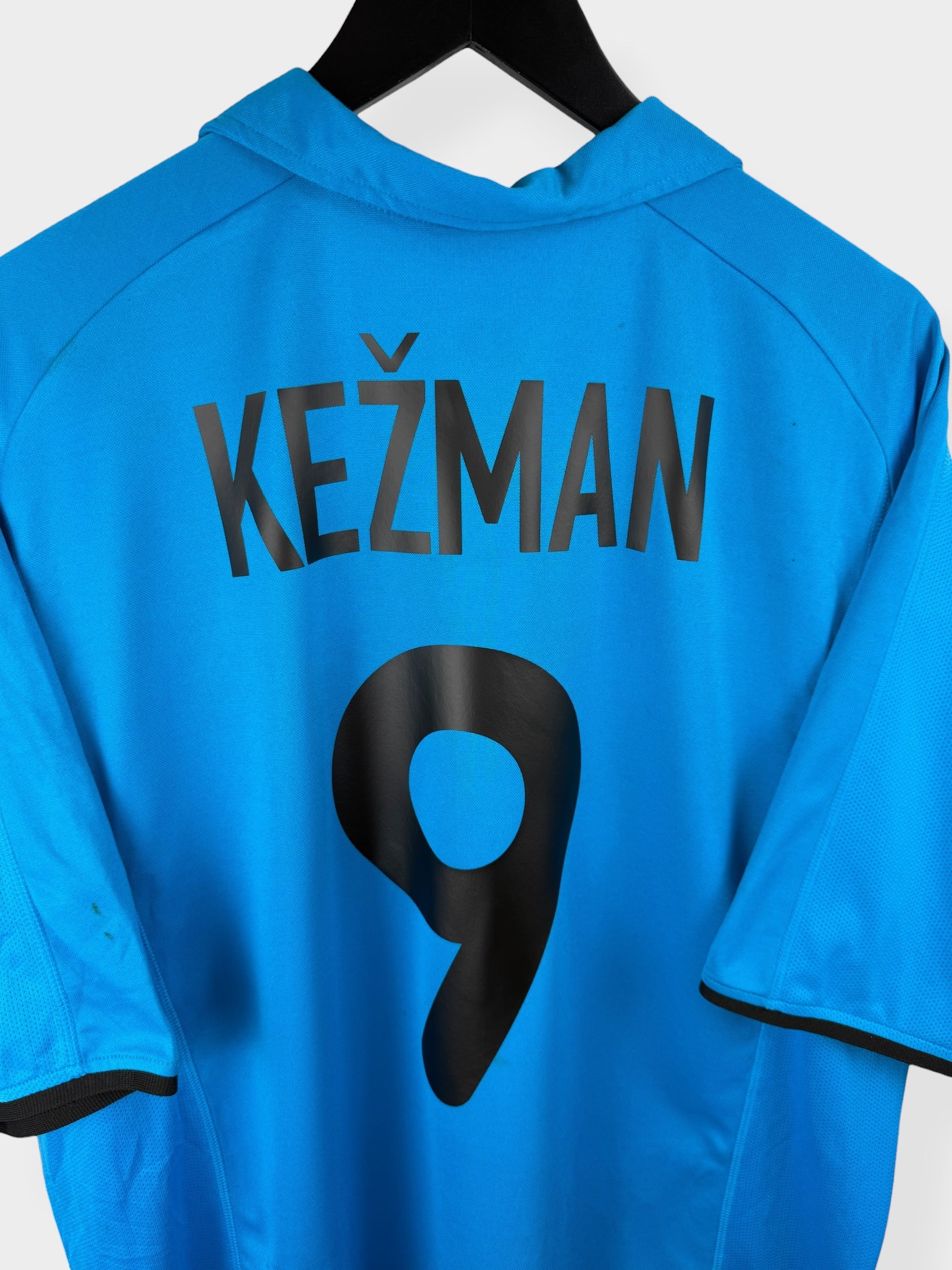 MAILLOT EXTÉRIEUR PSV 2001-02 KEZMAN #9 XL