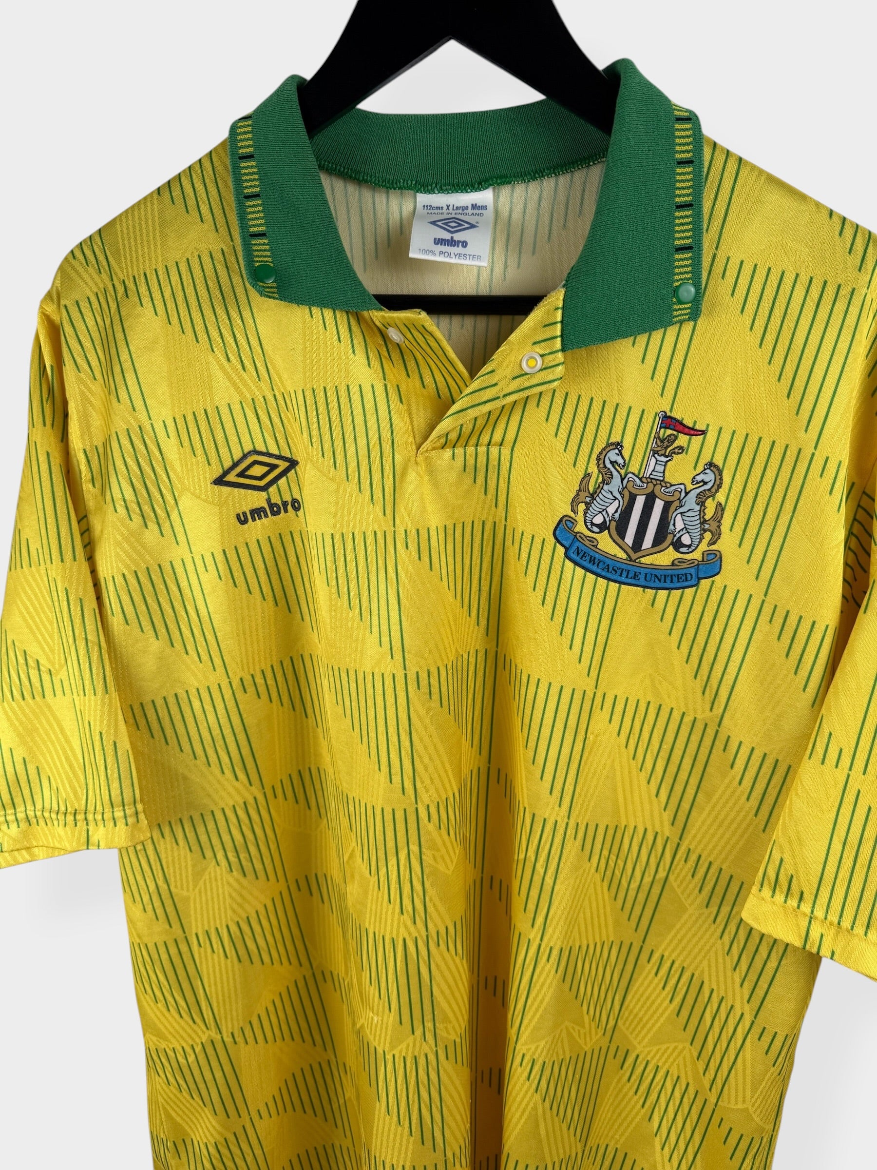 1991-93 NEWCASTLE UNITED AWAY SHIRT L