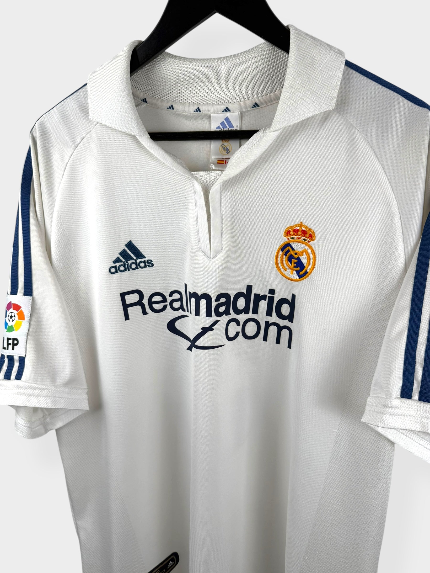 2001-02 REAL MADRID HOME SHIRT ZIDANE #5 L - Authentic Football Club