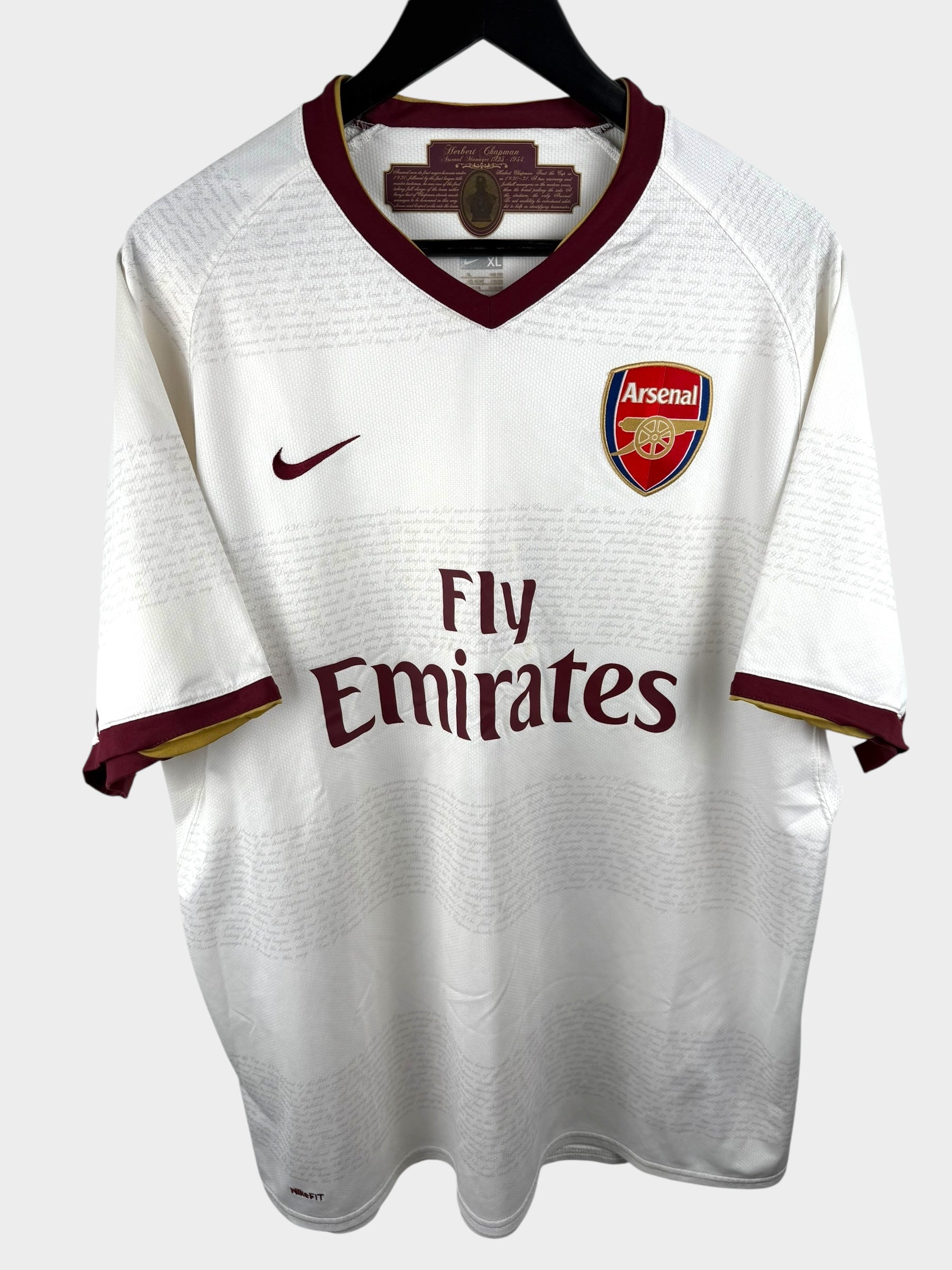 2007-08 ARSENAL AWAY SHIRT V. PERSIE #11 XL - Authentic Football Club