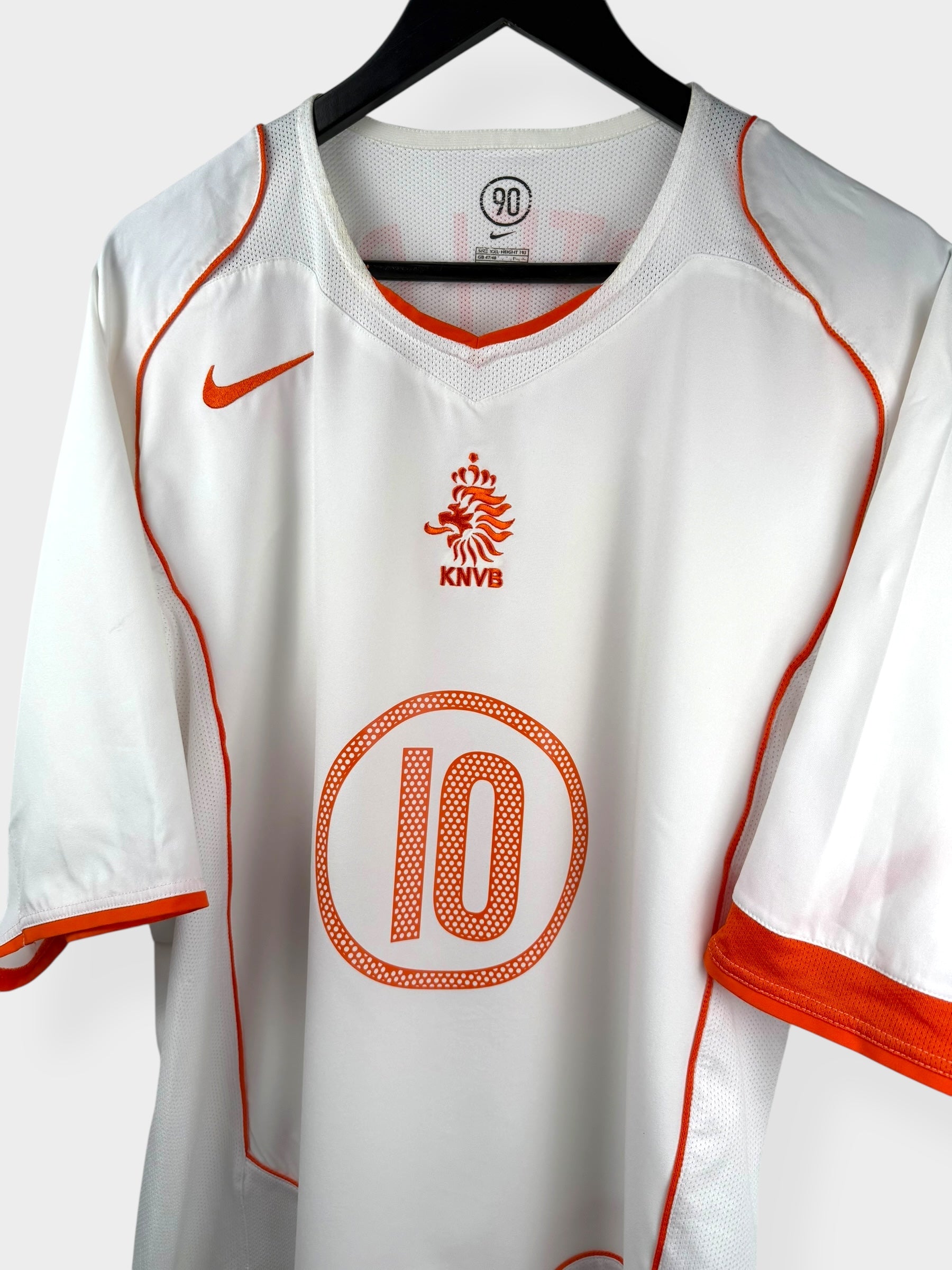 2004-06 NETHERLANDS AWAY SHIRT V. NISTELROOY #10 XXL