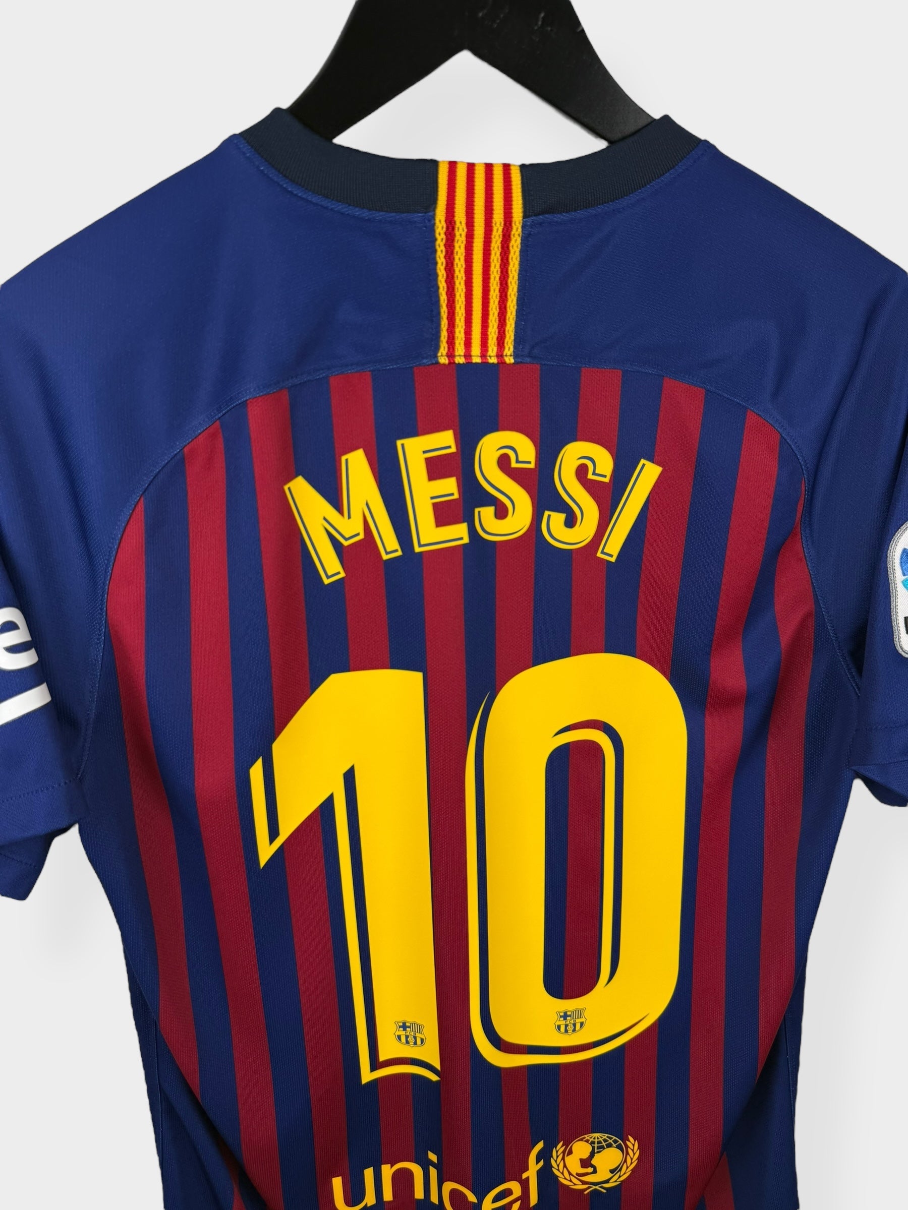 2018-19 BARCELONA HOME SHIRT MESSI #10 S - Authentic Football Club
