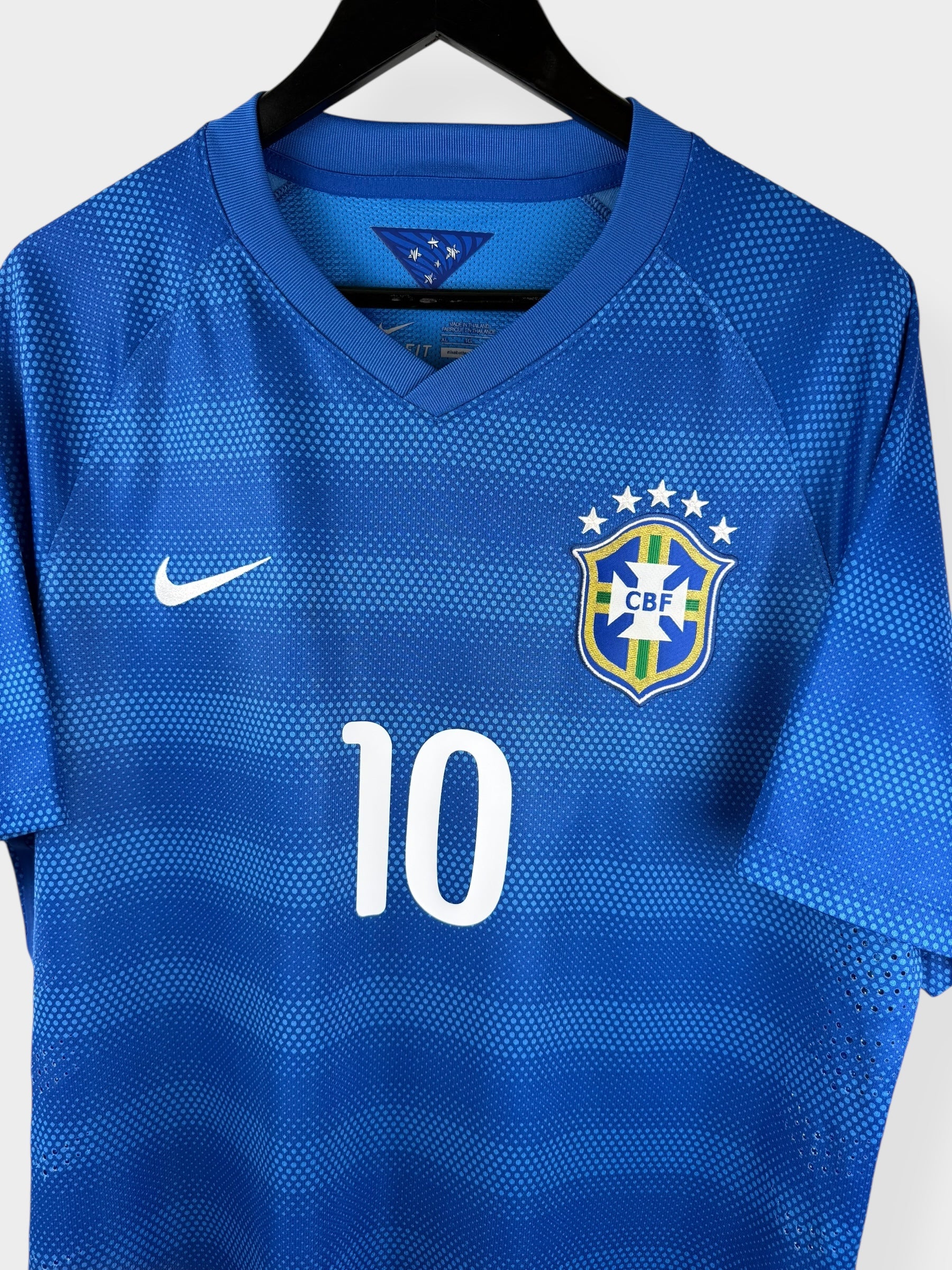 2014-15 BRAZIL AWAY SHIRT PLAYER ISSUE NEYMAR JR #10 XL