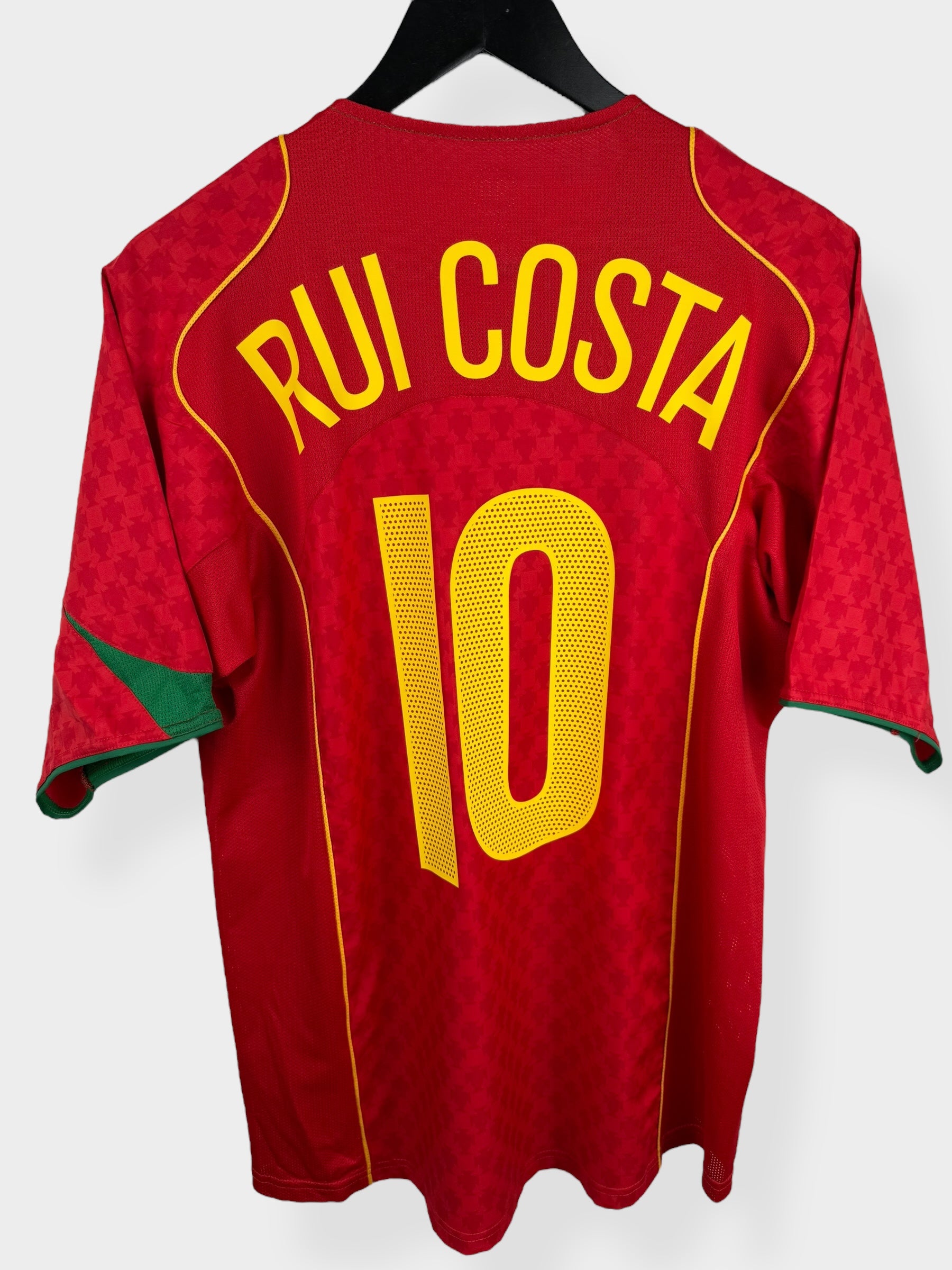 2004-06 PORTUGAL HOME SHIRT RUI COSTA #10 M