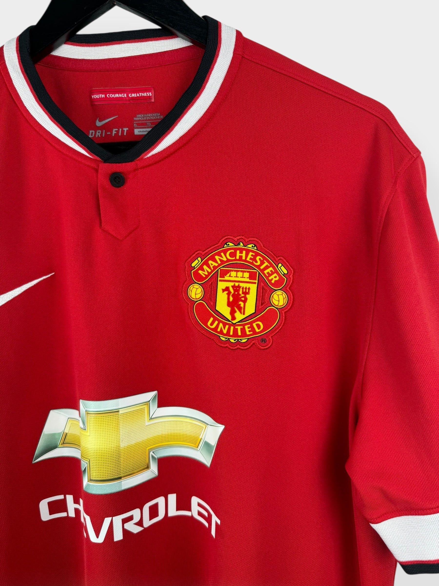 2014-15 MANCHESTER UNITED HOME SHIRT V. PERSIE #20 XL