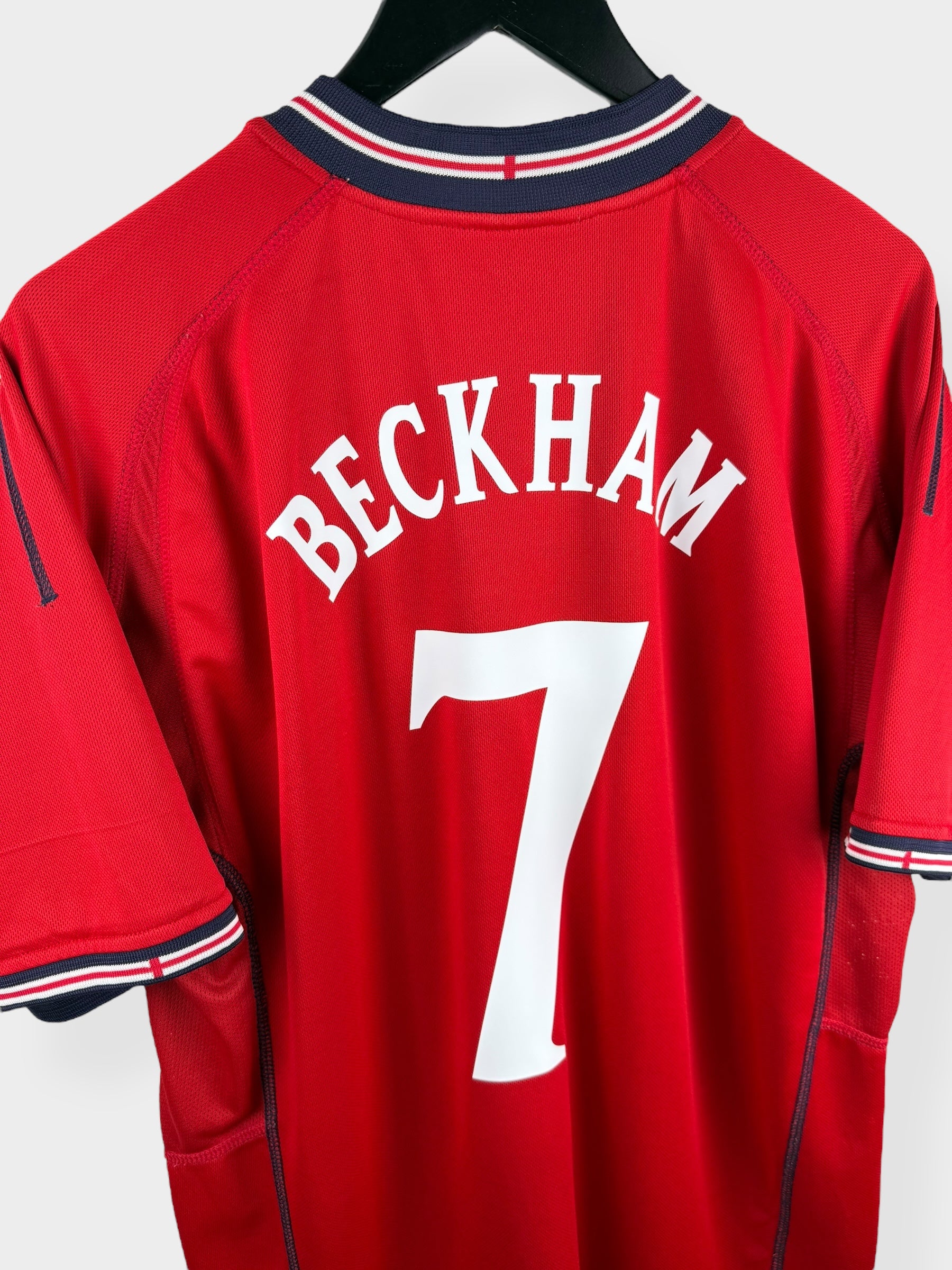2002-04 ENGLAND AWAY SHIRT BECKHAM #7 XL - Authentic Football Club
