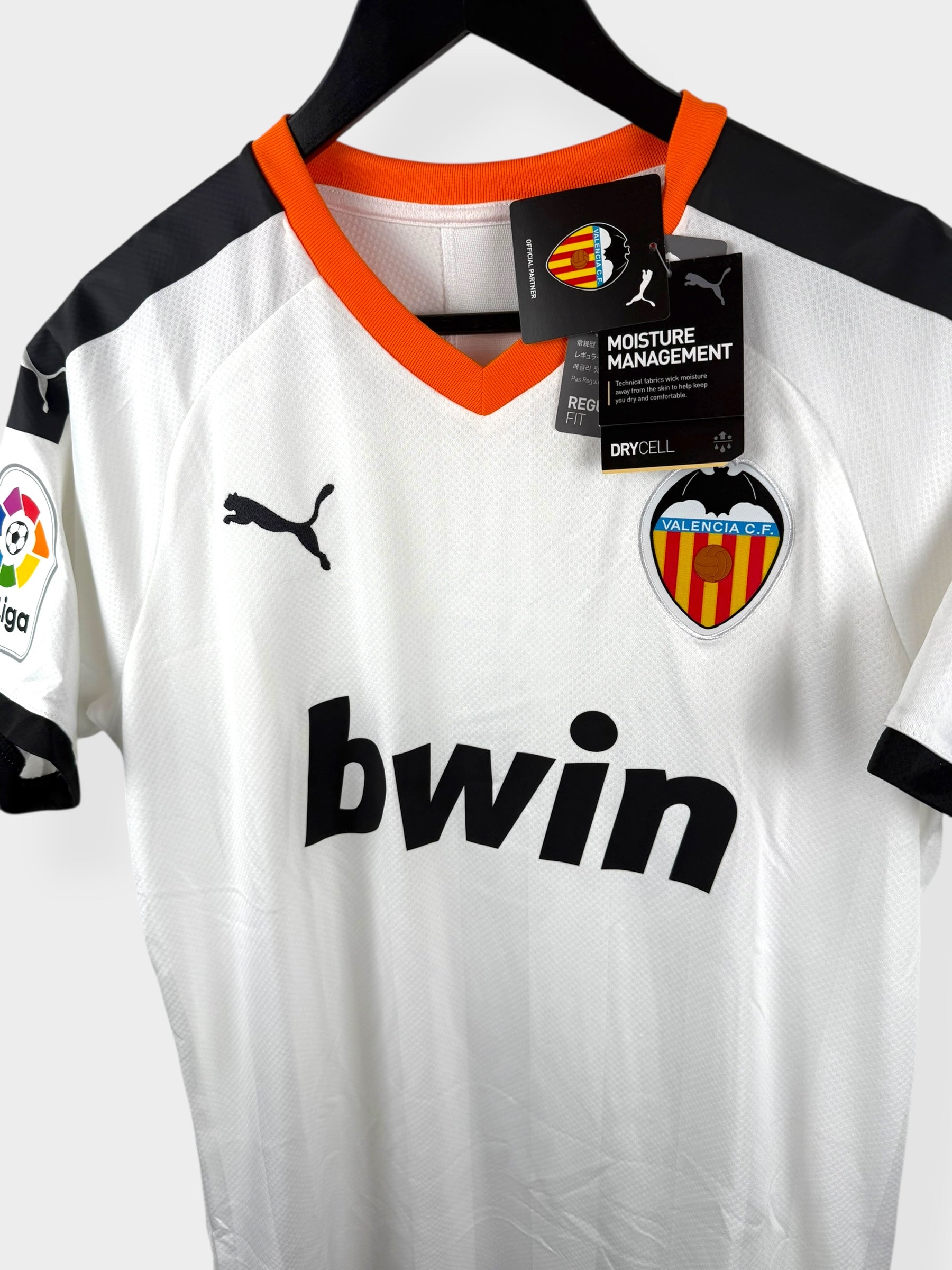 2019-20 VALENCIA HOME SHIRT M - Authentic Football Club