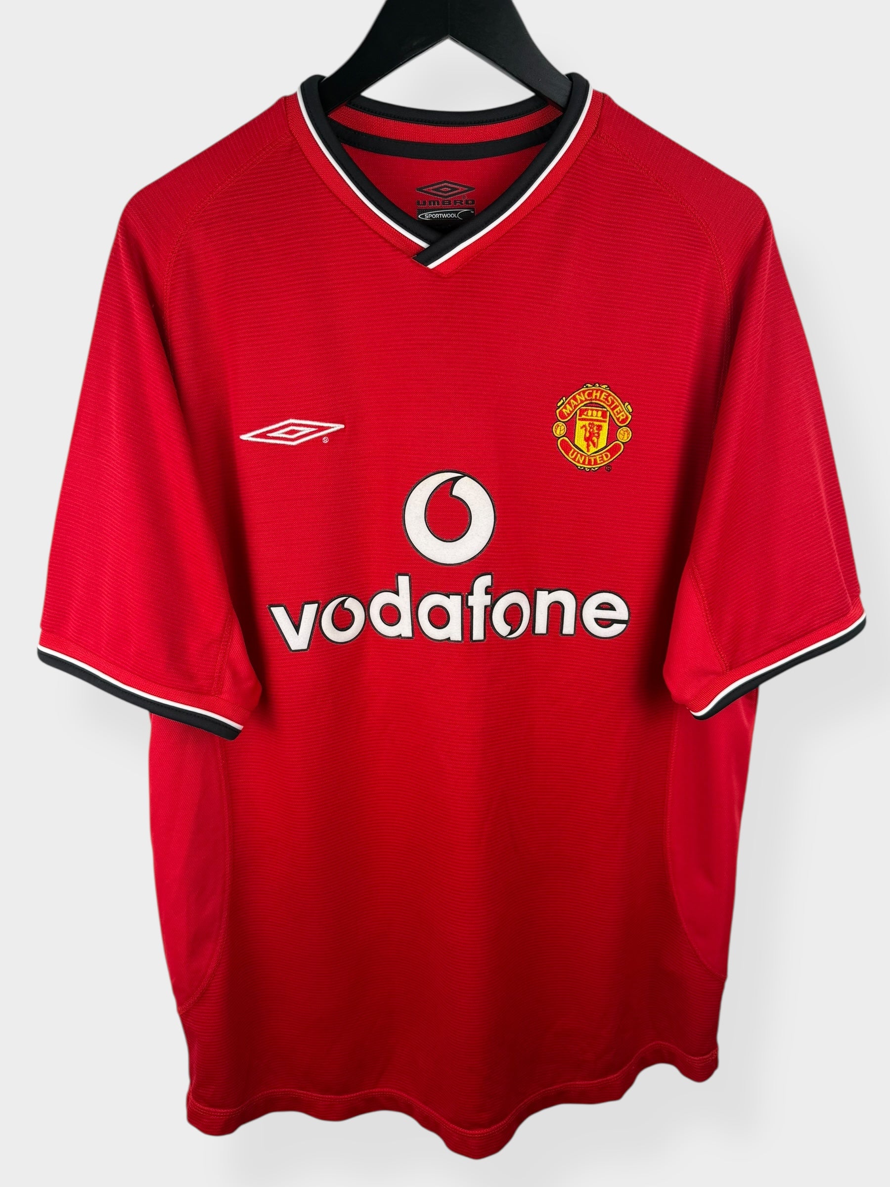 2000-2002 MANCHESTER UNITED HOME SHIRT GIGGS #11 L