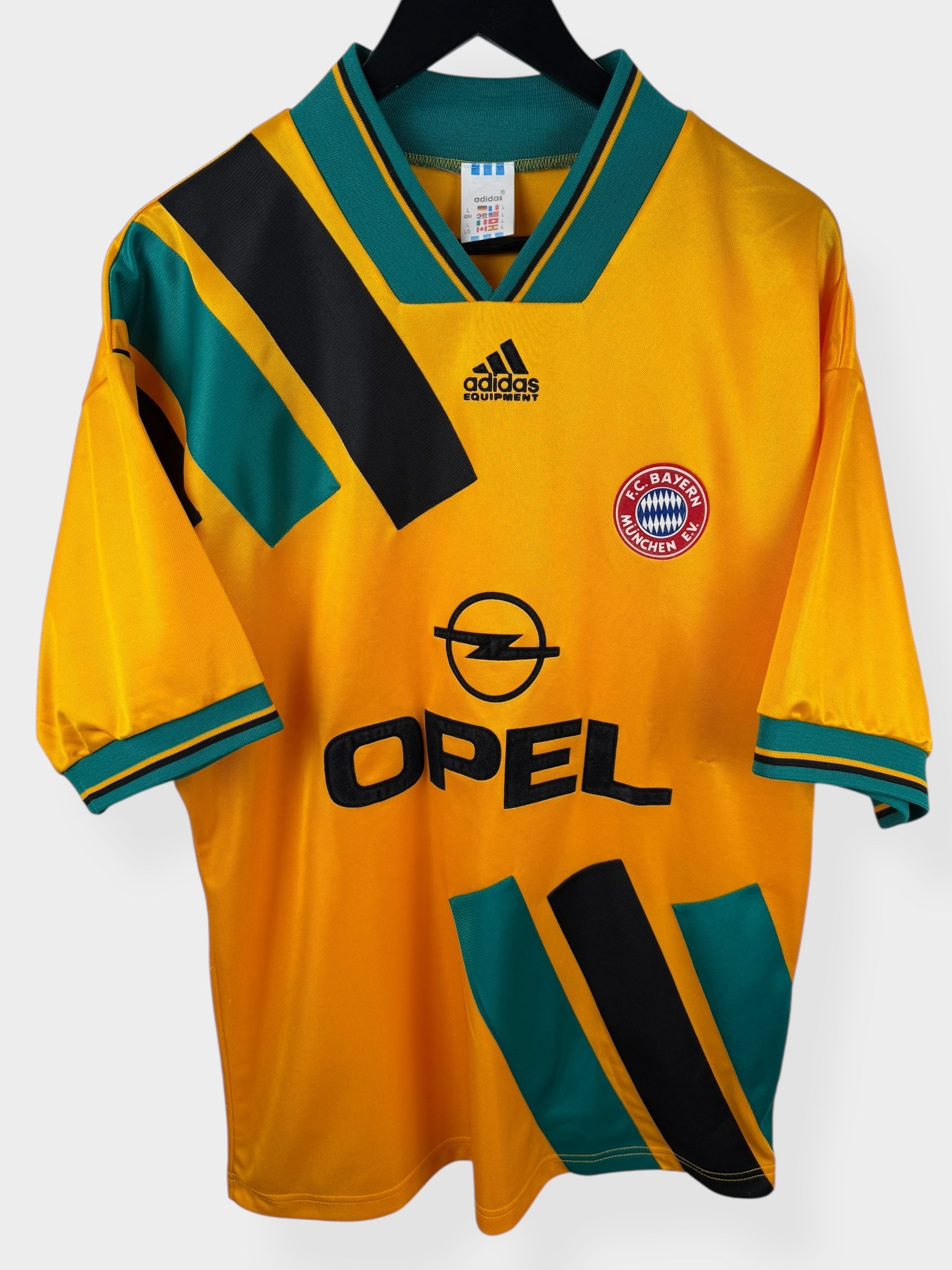 1993-95 BAYERN MUNICH AWAY SHIRT XL - Authentic Football Club