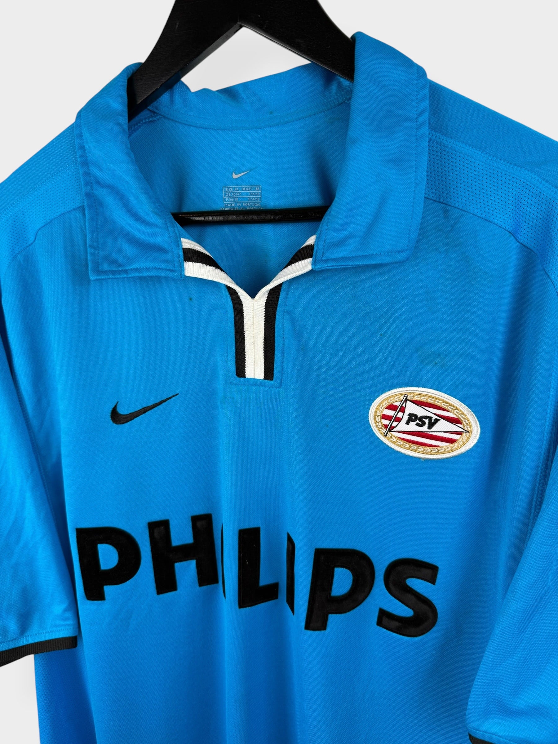 MAILLOT EXTÉRIEUR PSV 2001-02 KEZMAN #9 XL