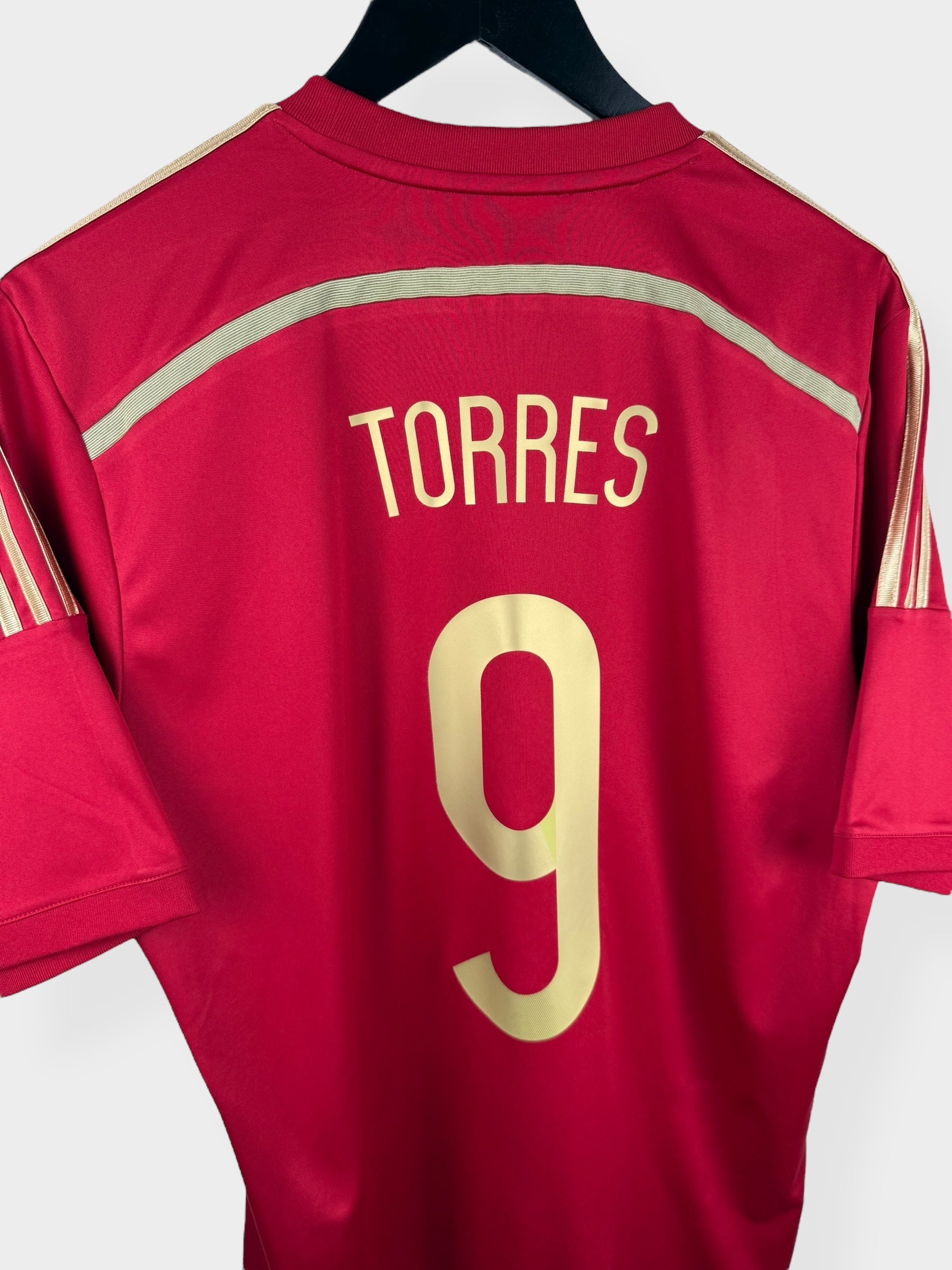 2014-15 SPAIN HOME SHIRT TORRES #9 L