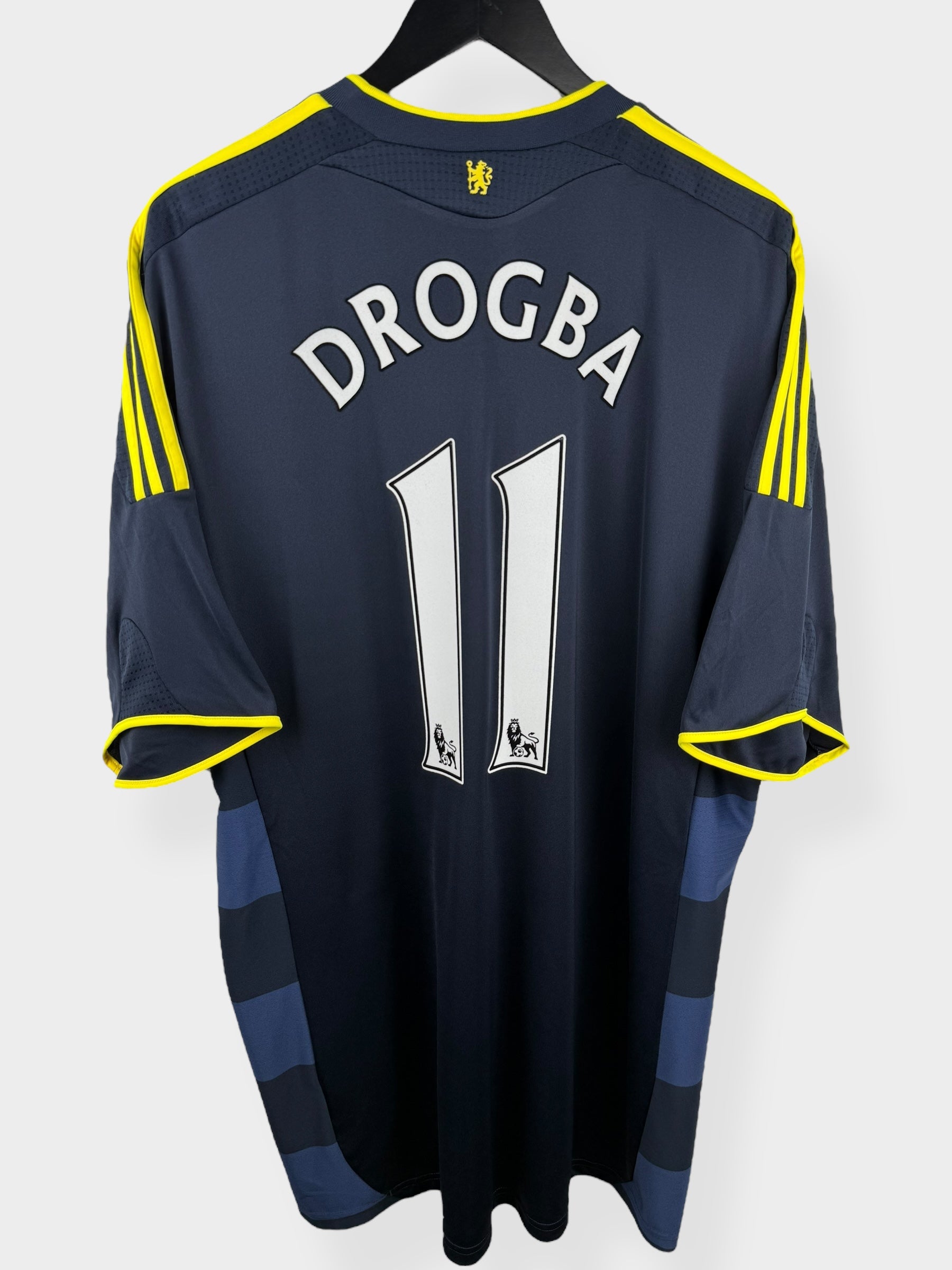 2009-10 CHELSEA AWAY SHIRT DROGBA #11 XXL