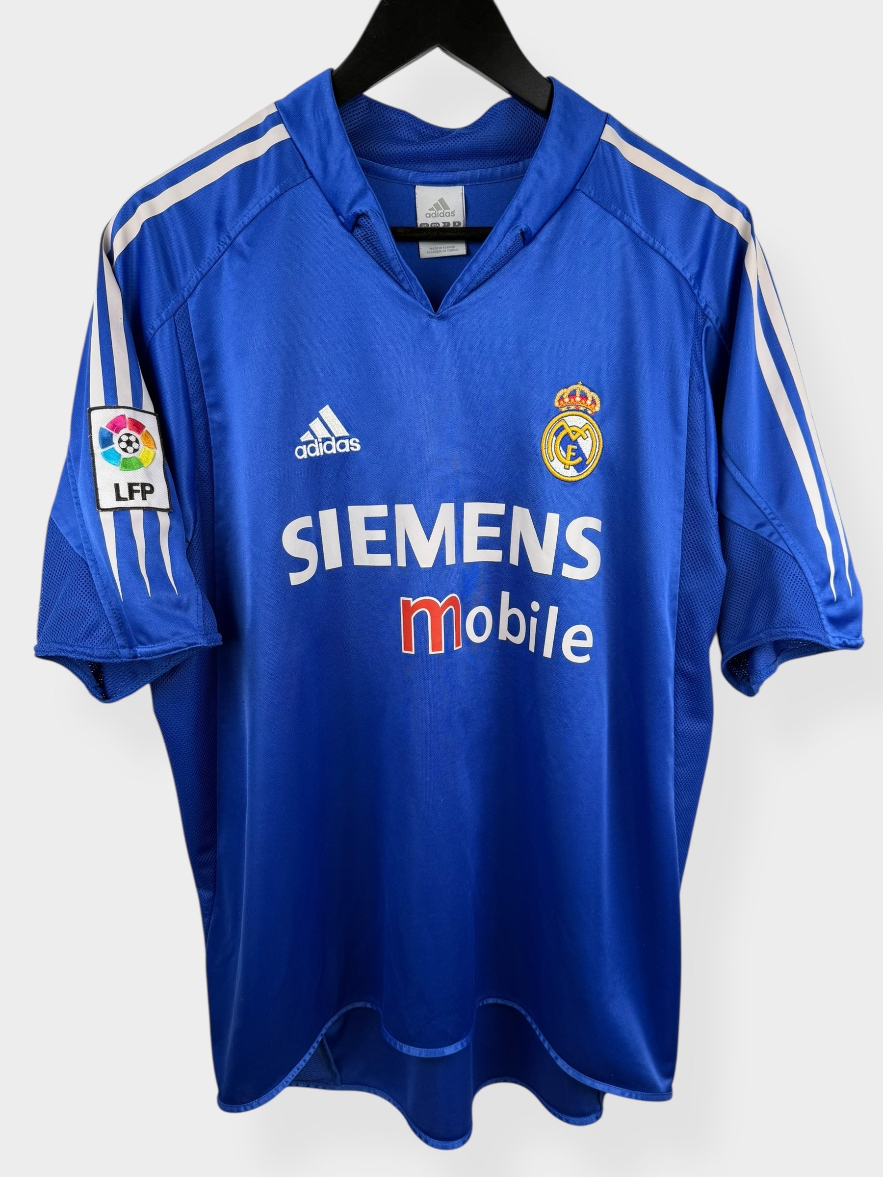 2004-05 REAL MADRID DERDE SHIRT ZIDANE #5 L