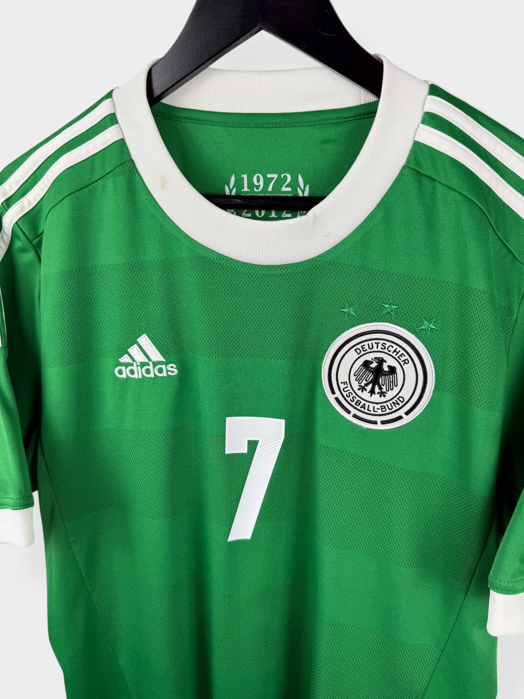 2012-13 GERMANY AWAY SHIRT SCHWEINSTEIGER #7 M - Authentic Football Club