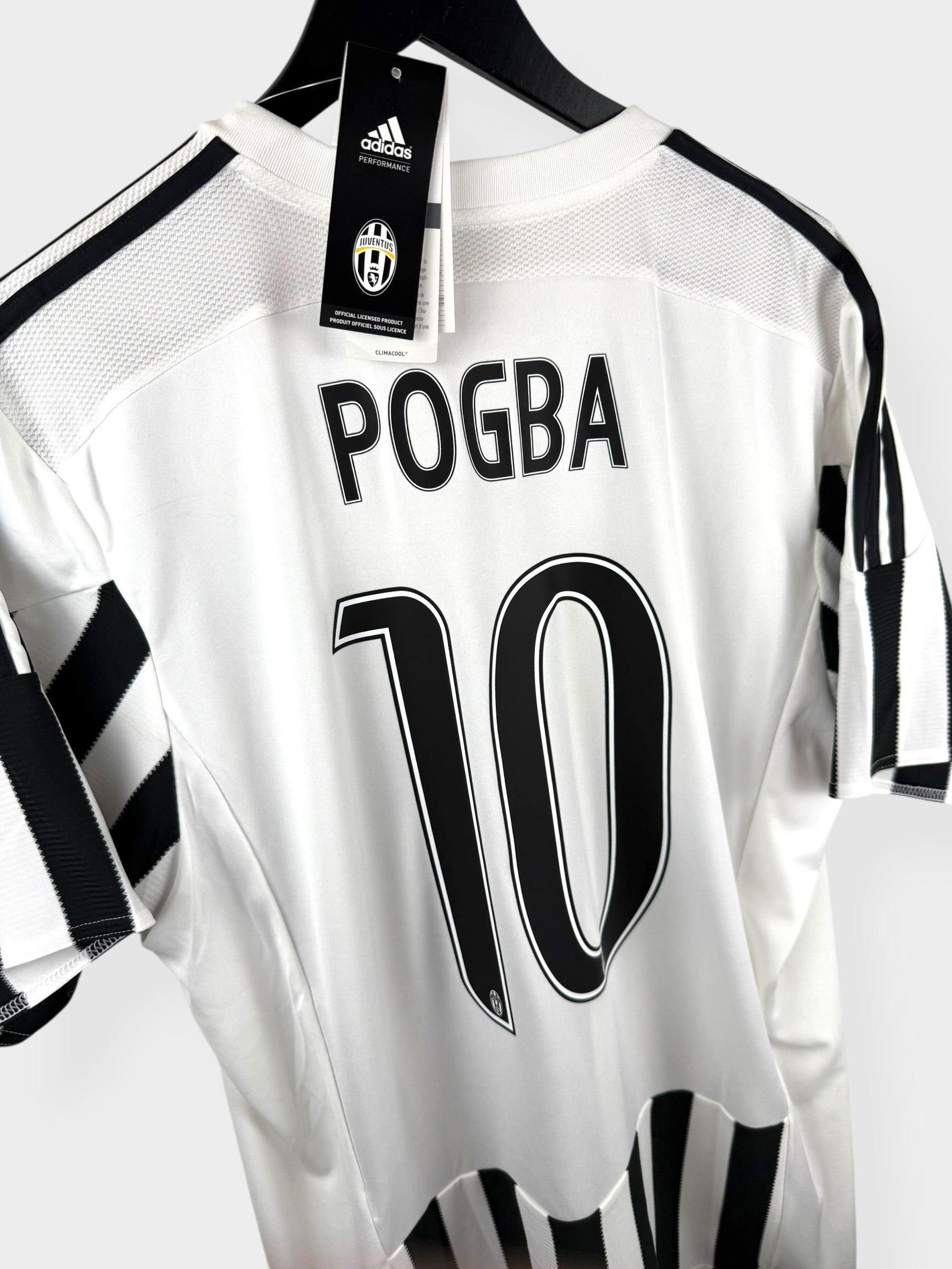 2015-16 JUVENTUS HOME SHIRT POGBA #10 XL - Authentic Football Club
