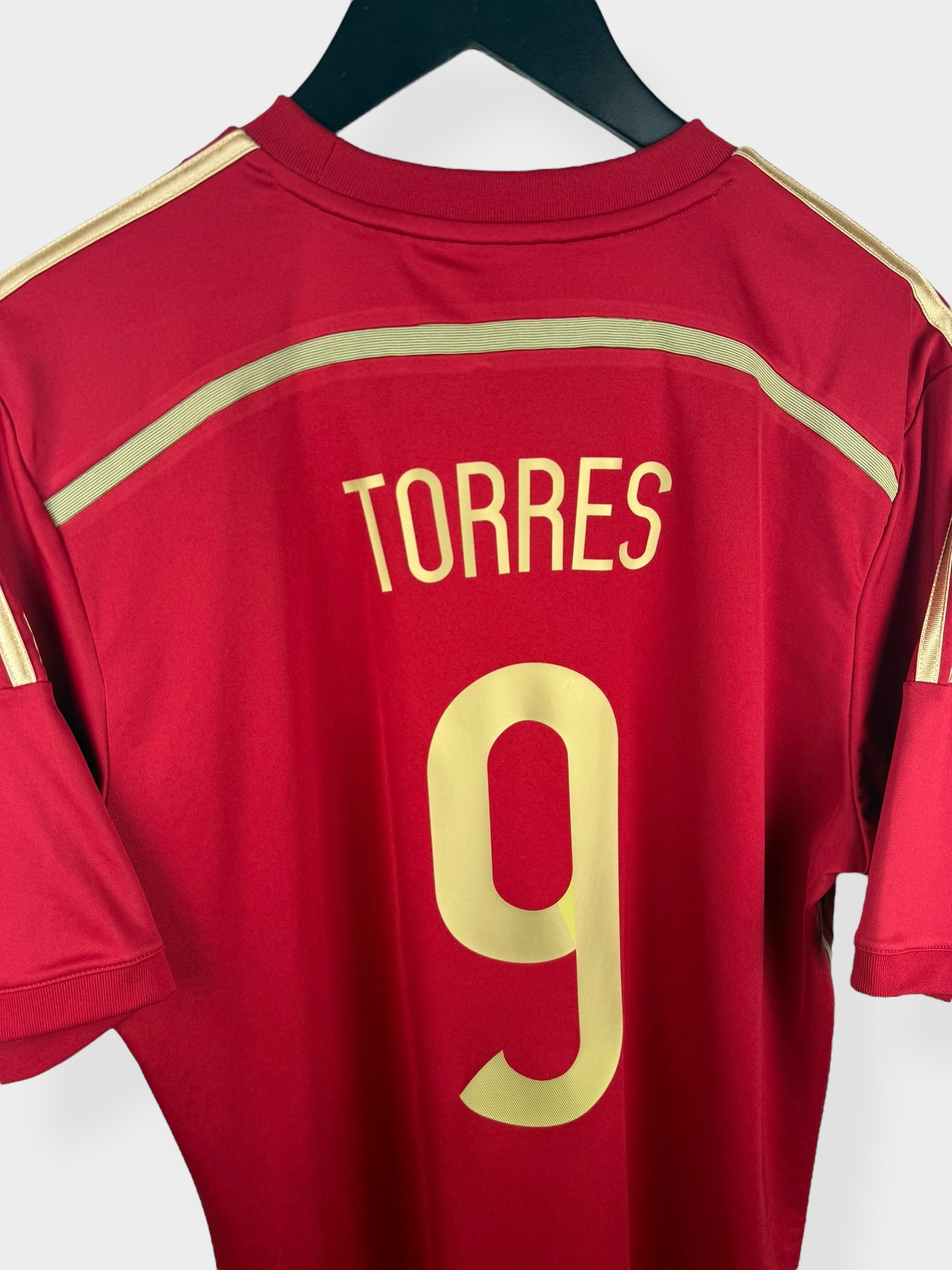 2014-15 SPAIN HOME SHIRT TORRES #9 L - Authentic Football Club