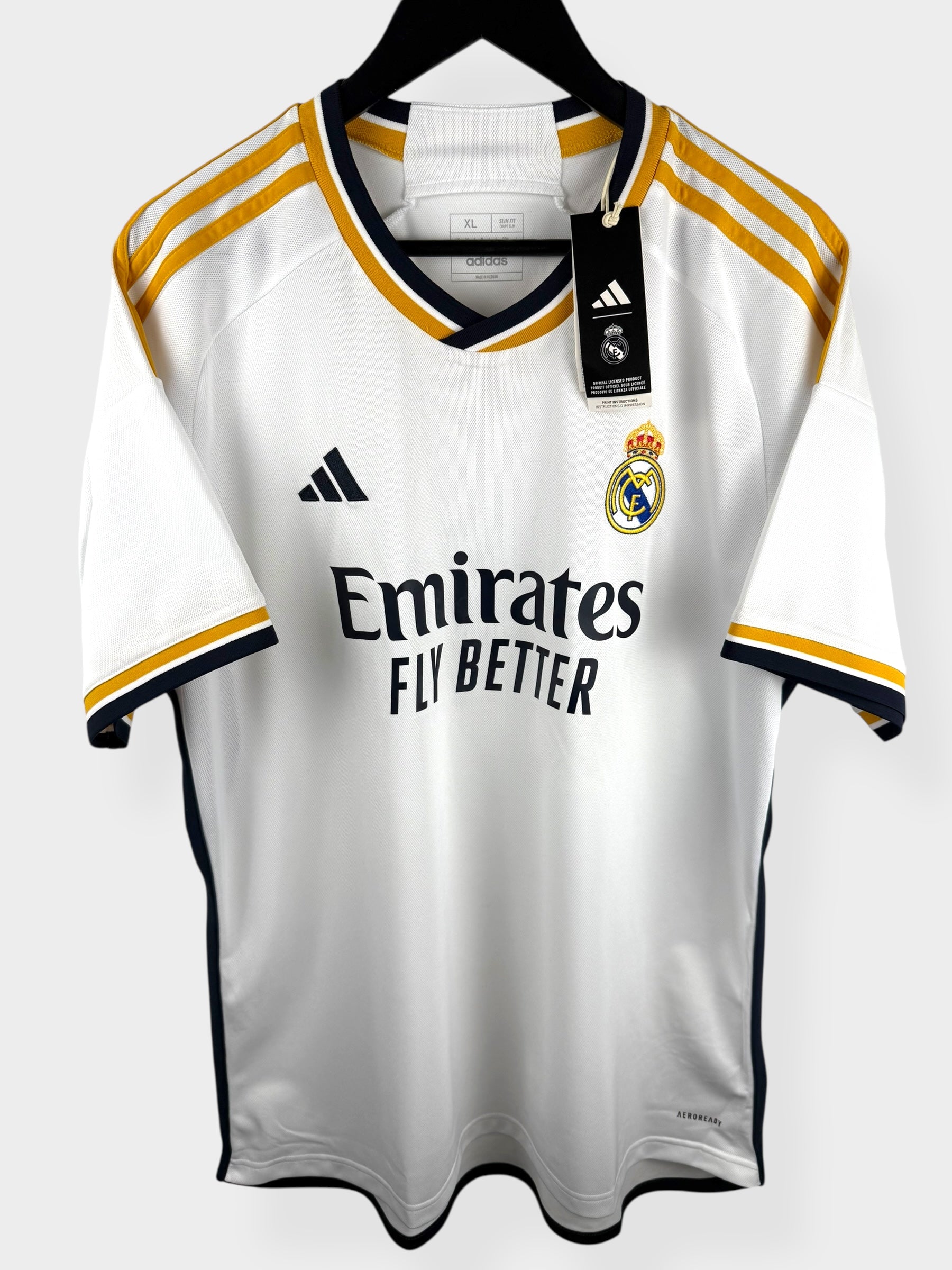 2023-24 REAL MADRID HOME SHIRT XL - Authentic Football Club