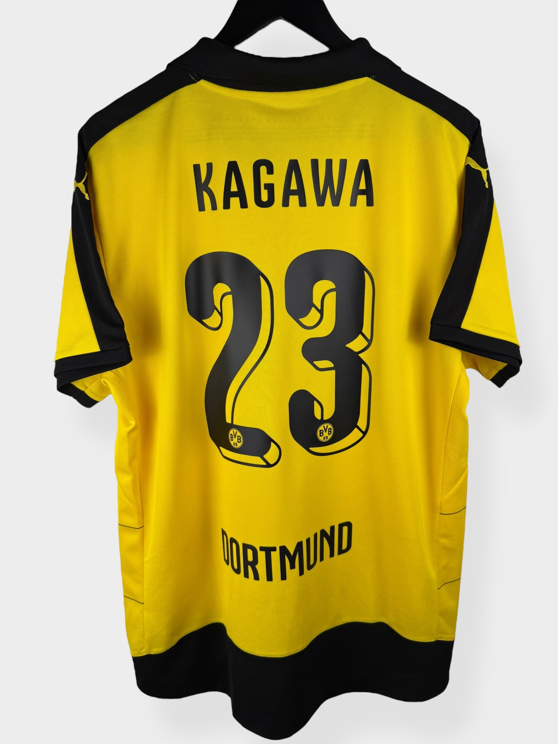 2015-16 BORUSSIA DORTMUND HOME SHIRT KAGAWA #23 XL