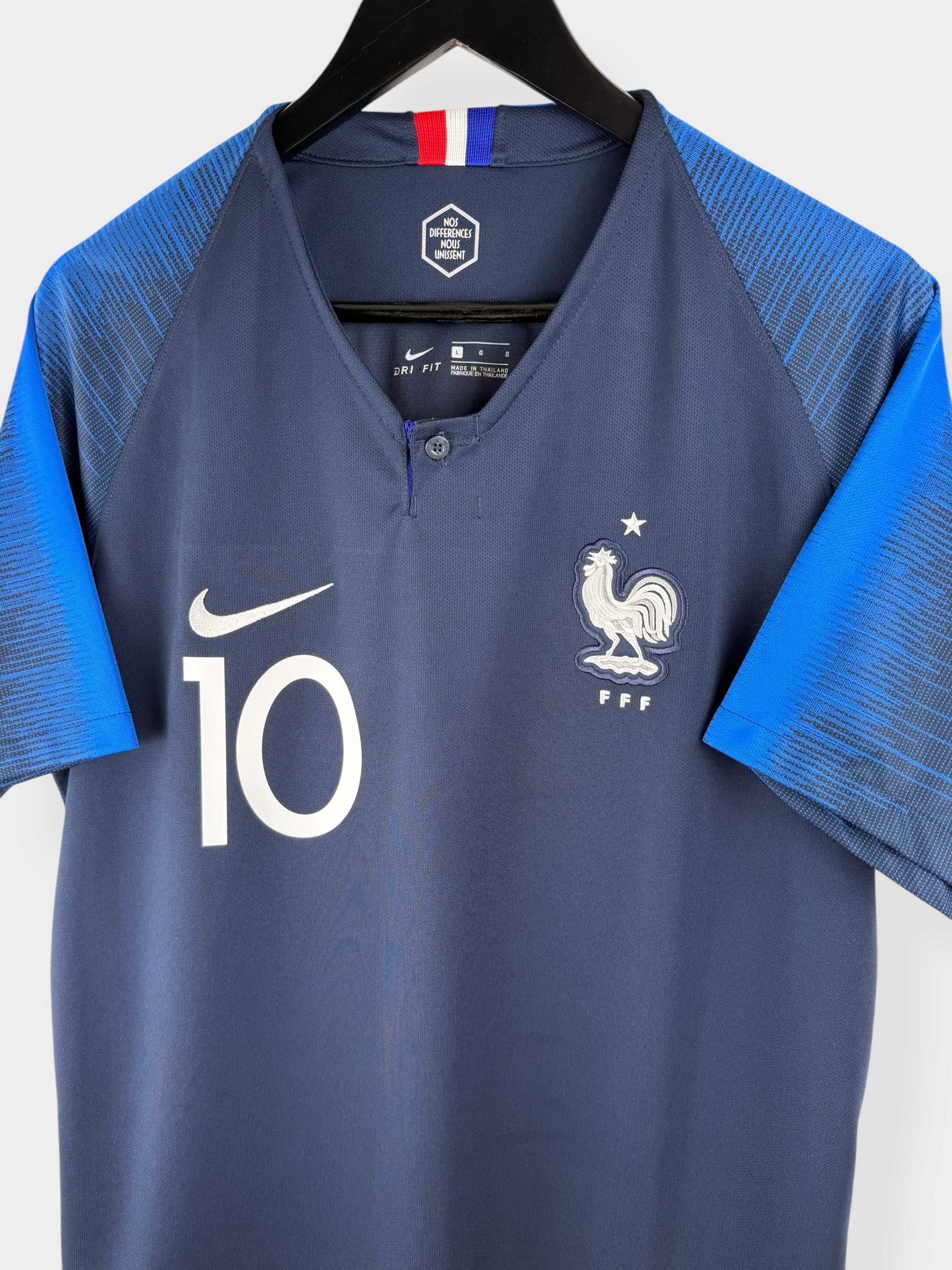 2018-19 FRANCE HOME SHIRT MBAPPE #10 L