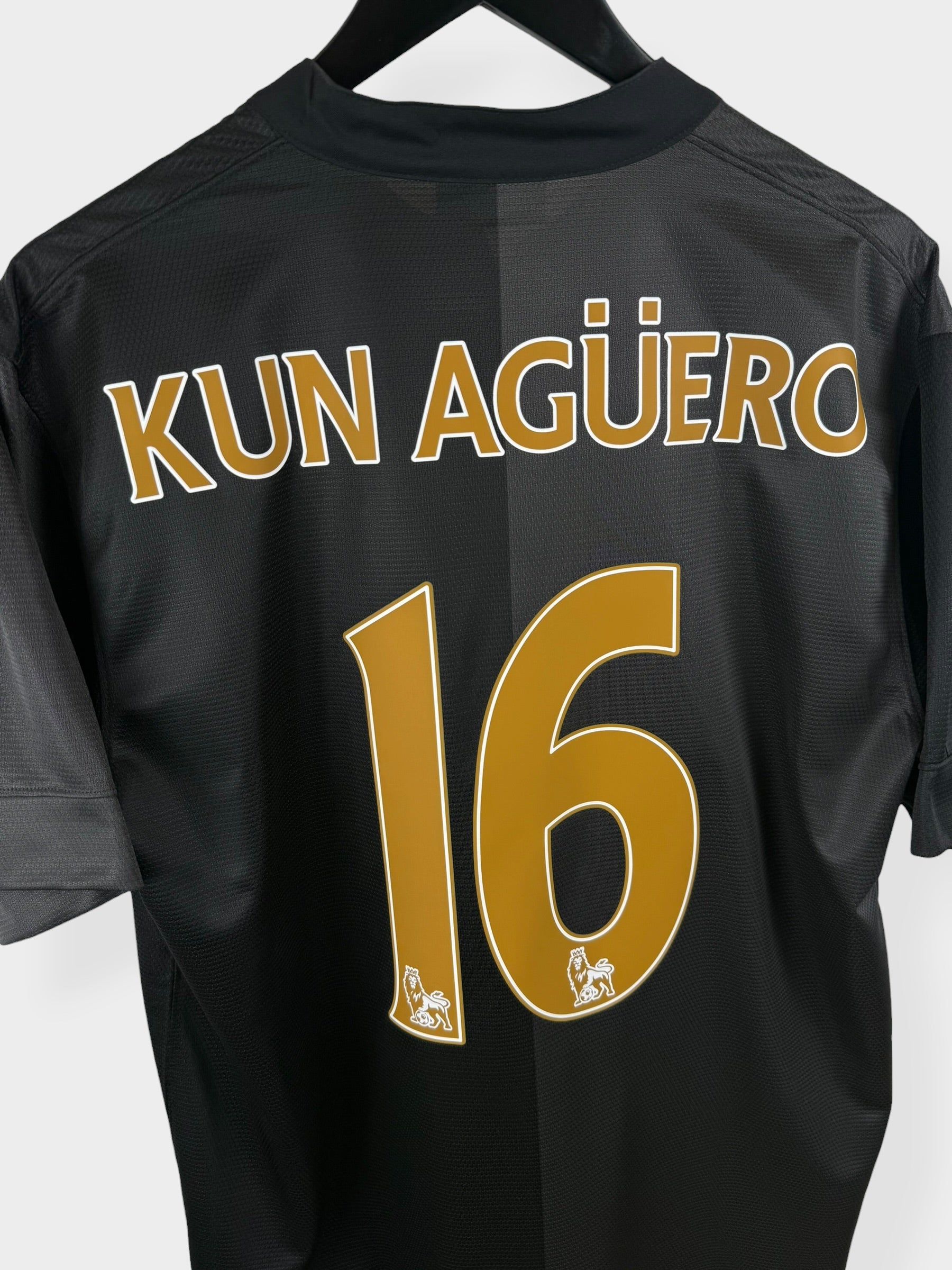 2013-14 MANCHESTER CITY AUSWÄRTSTRIKOT KUN AGUERO #16 L