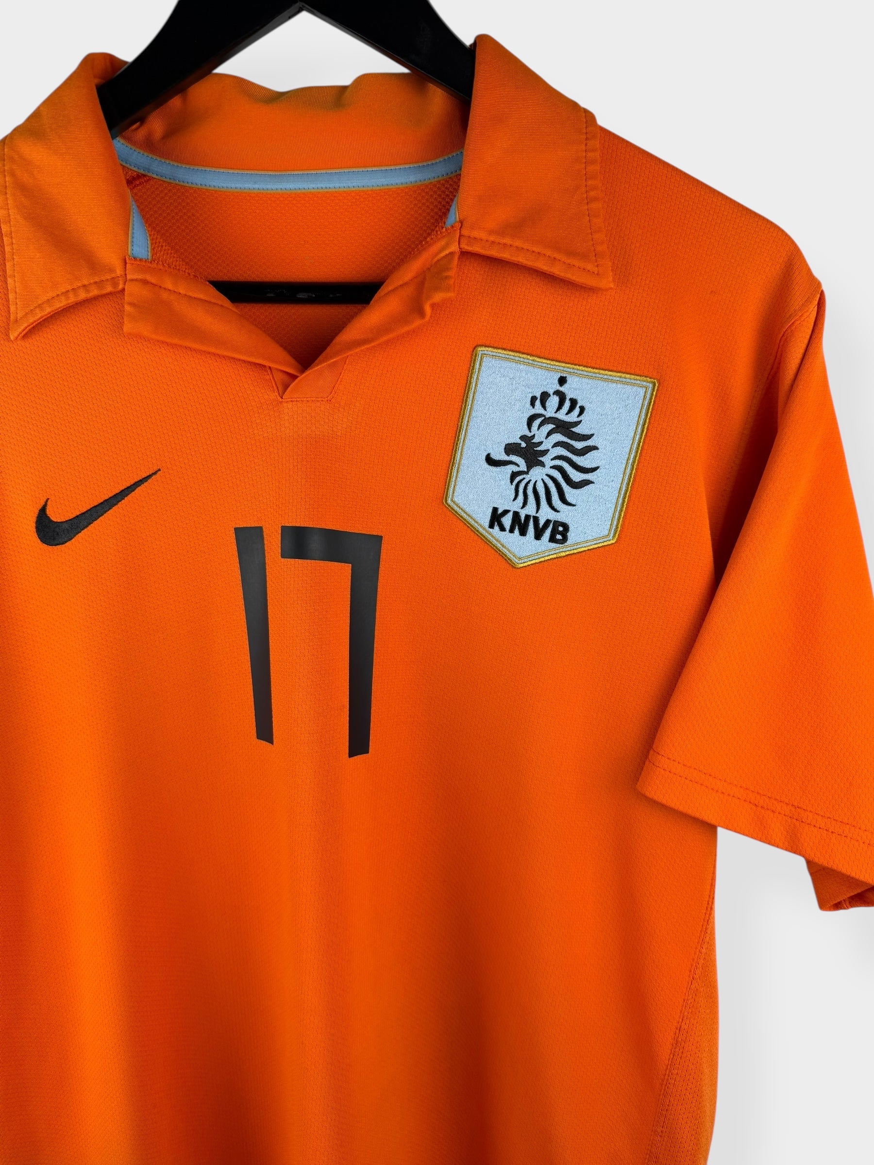 2006-08 NETHERLANDS HOME SHIRT V. PERSIE #17 M