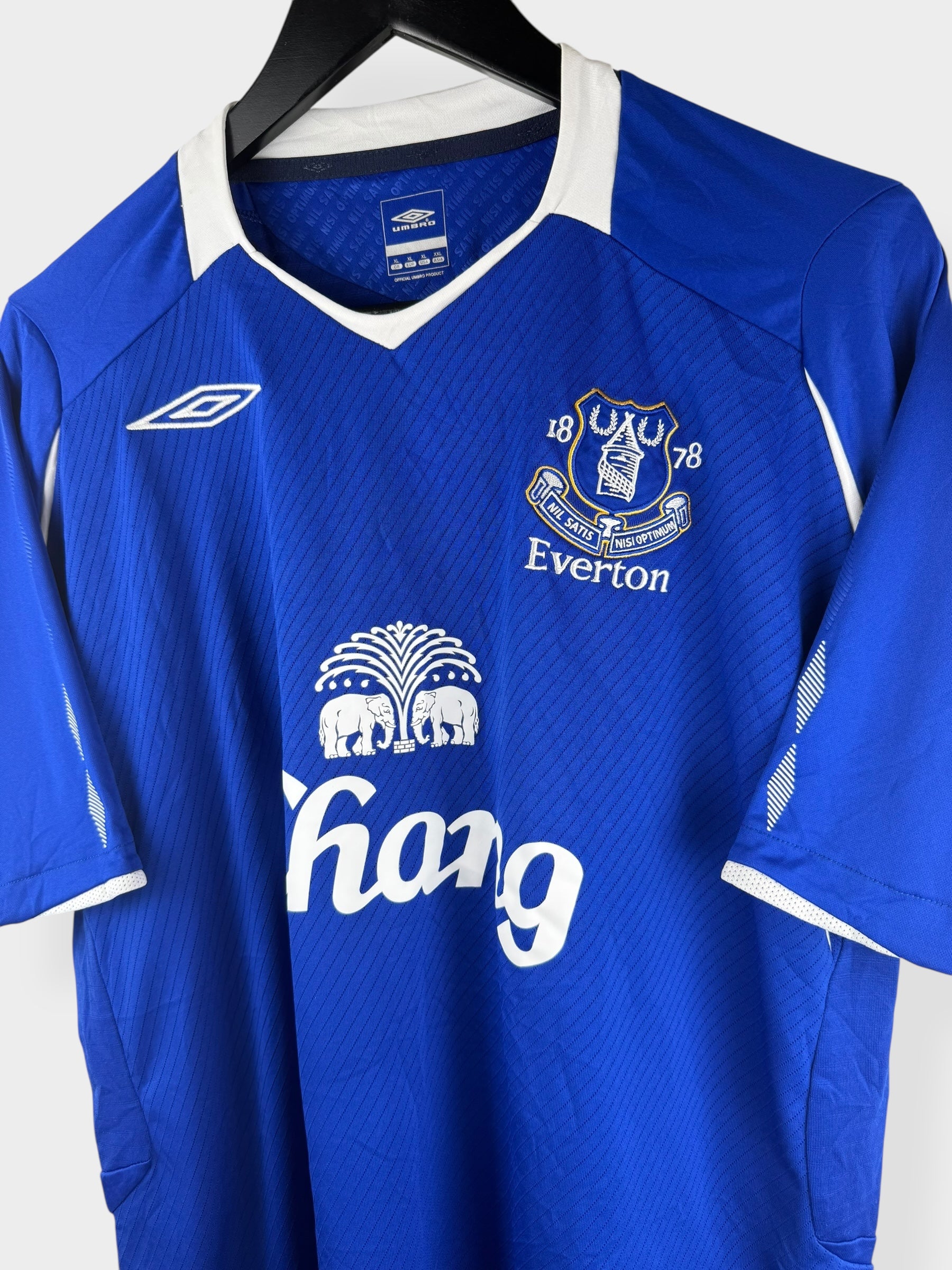 2008-09 EVERTON HOME SHIRT PIENAAR #20 XL