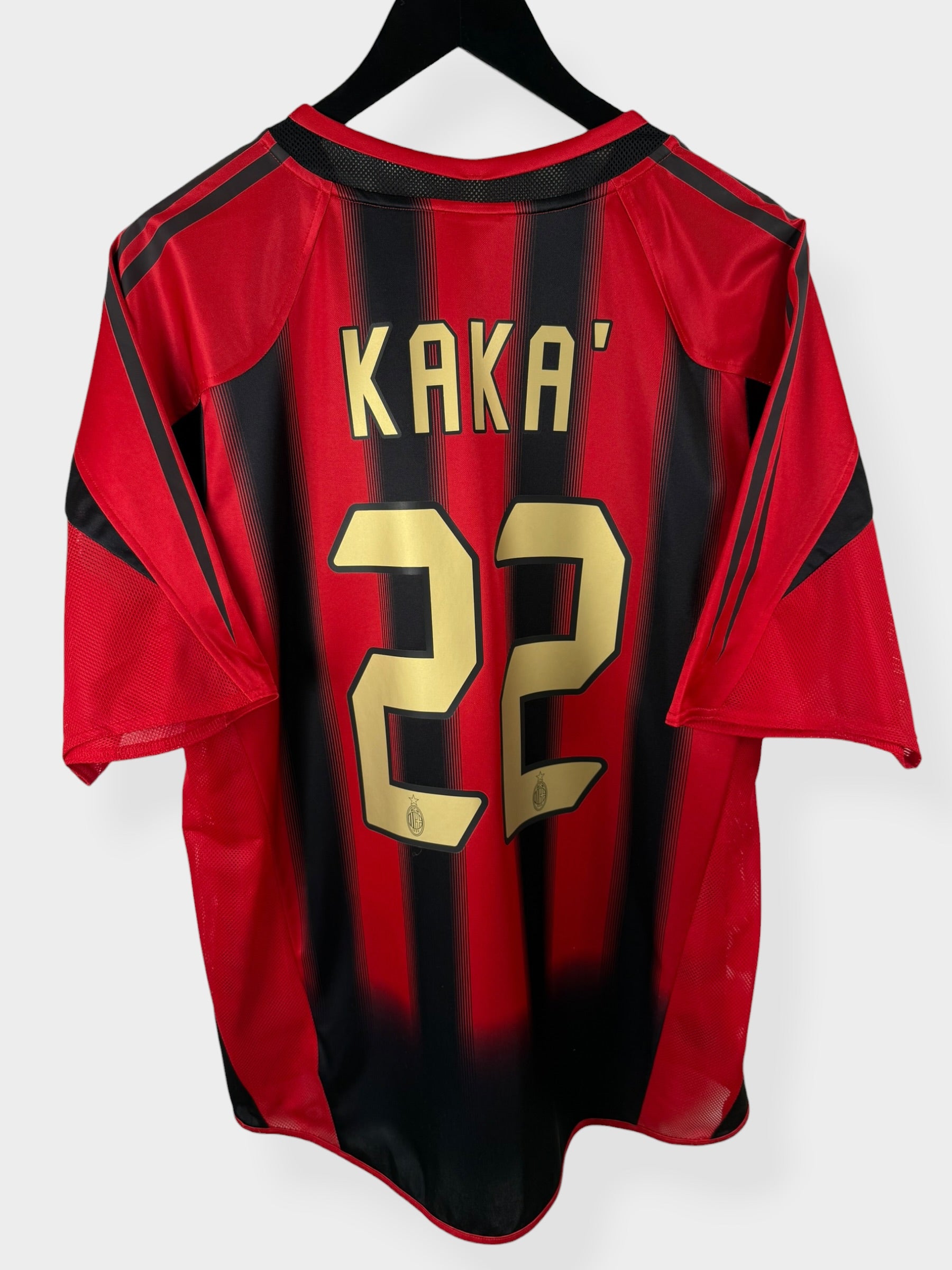 2004-05 AC MILAN HOME SHIRT KAKA #22 L