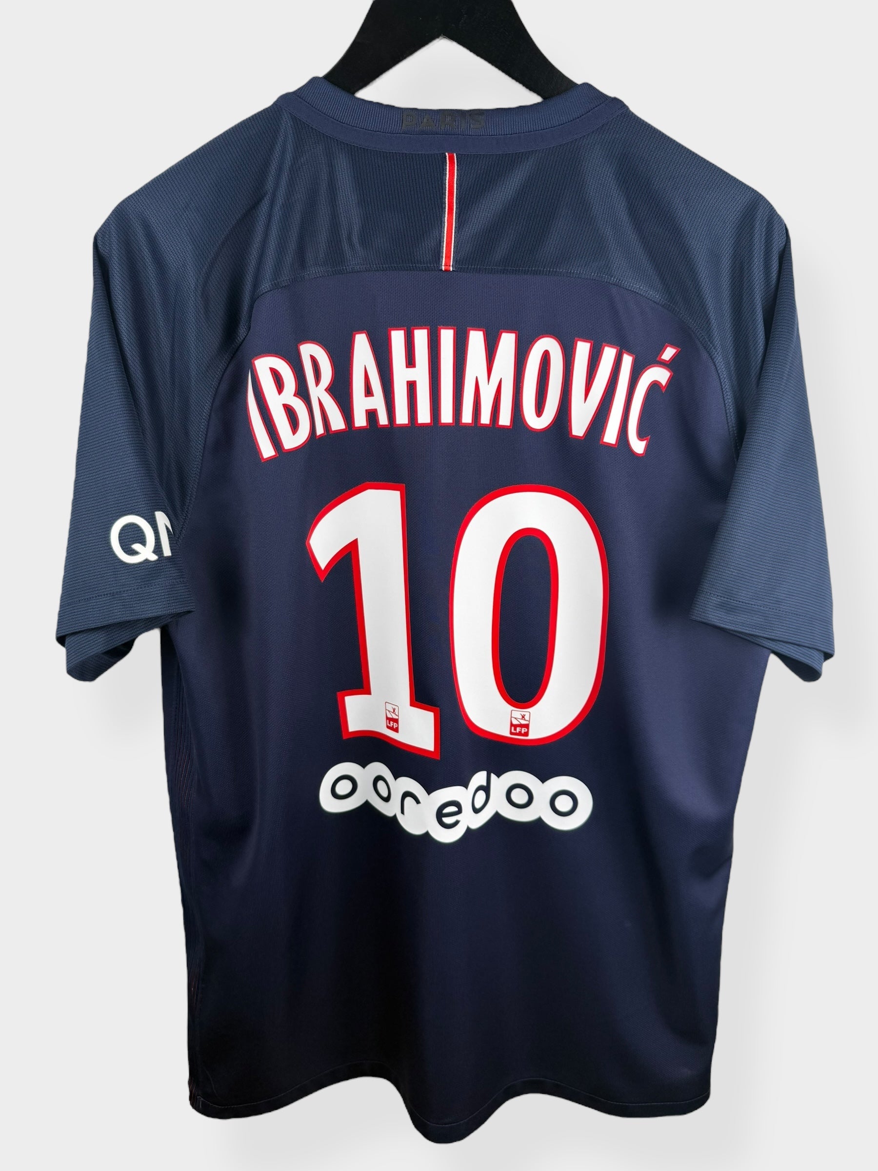 2016-17 PARIS SAINT-GERMAIN HOME SHIRT IBRAHIMOVIC #10 L - Authentic Football Club