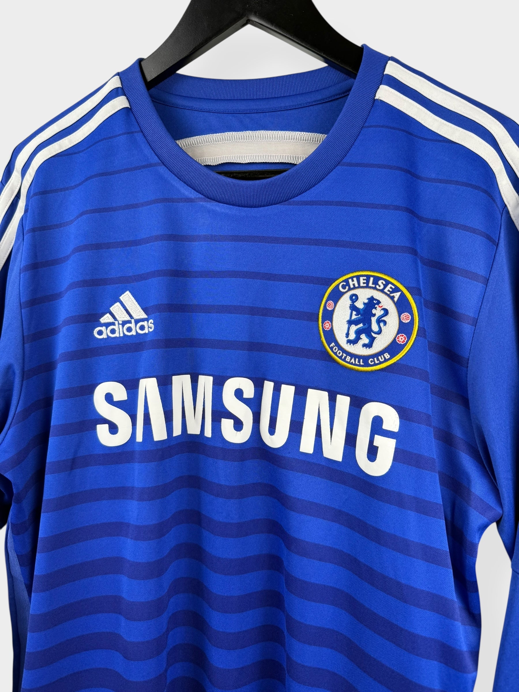 2014-15 CHELSEA HOME SHIRT HAZARD #10 L LS
