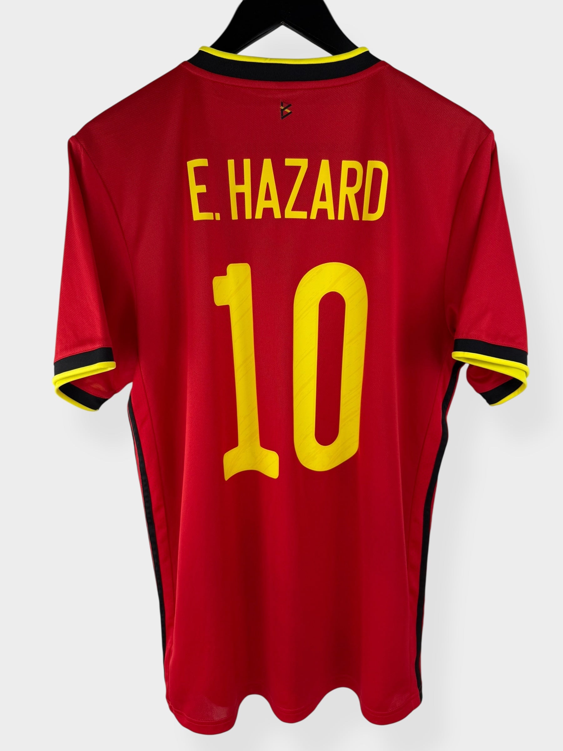 2020-21 BELGIUM HOME SHIRT HAZARD #10 M EJ8546