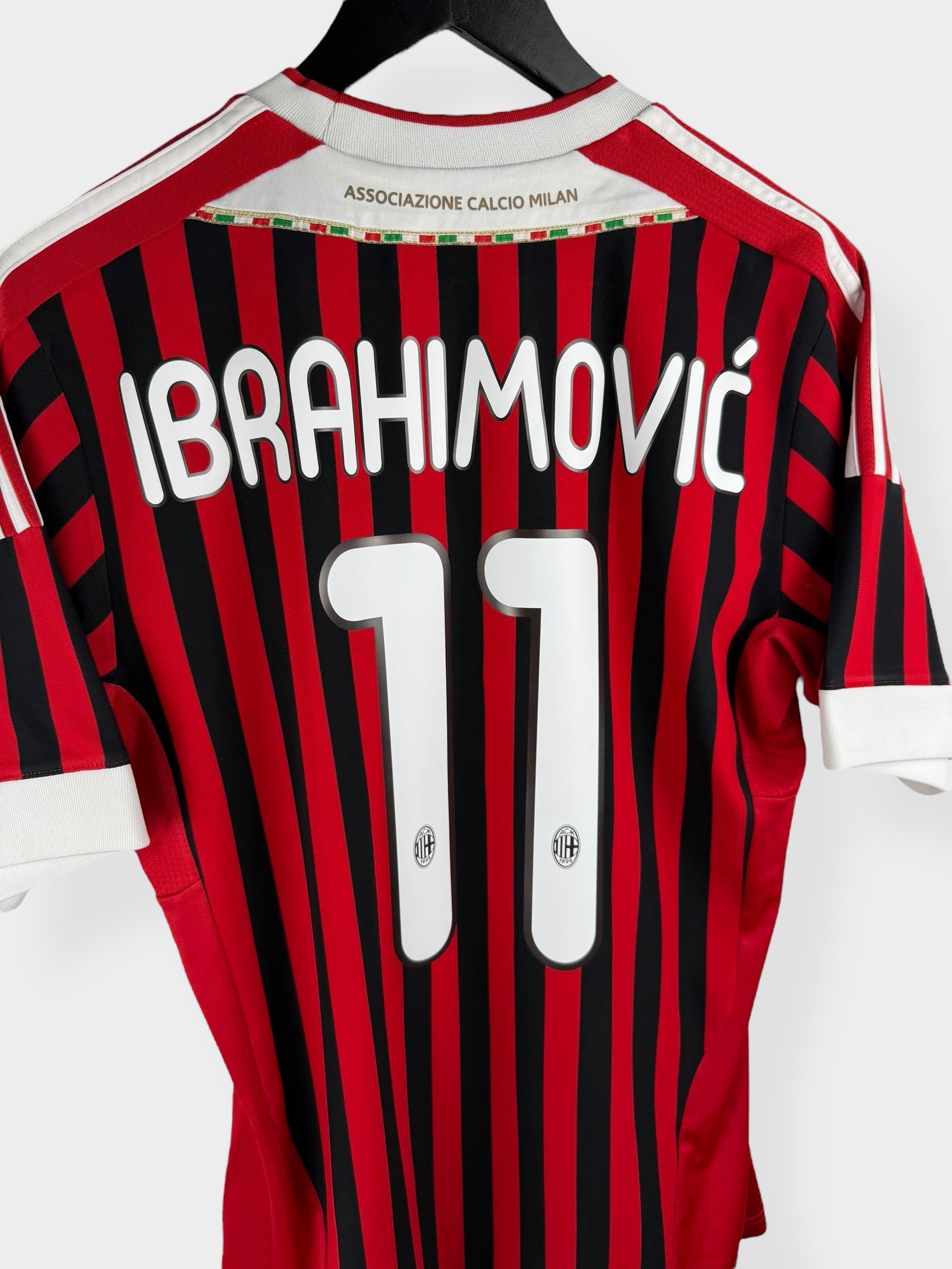 2011-12 AC MILAN HOME SHIRT IBRAHIMOVIC #11 M