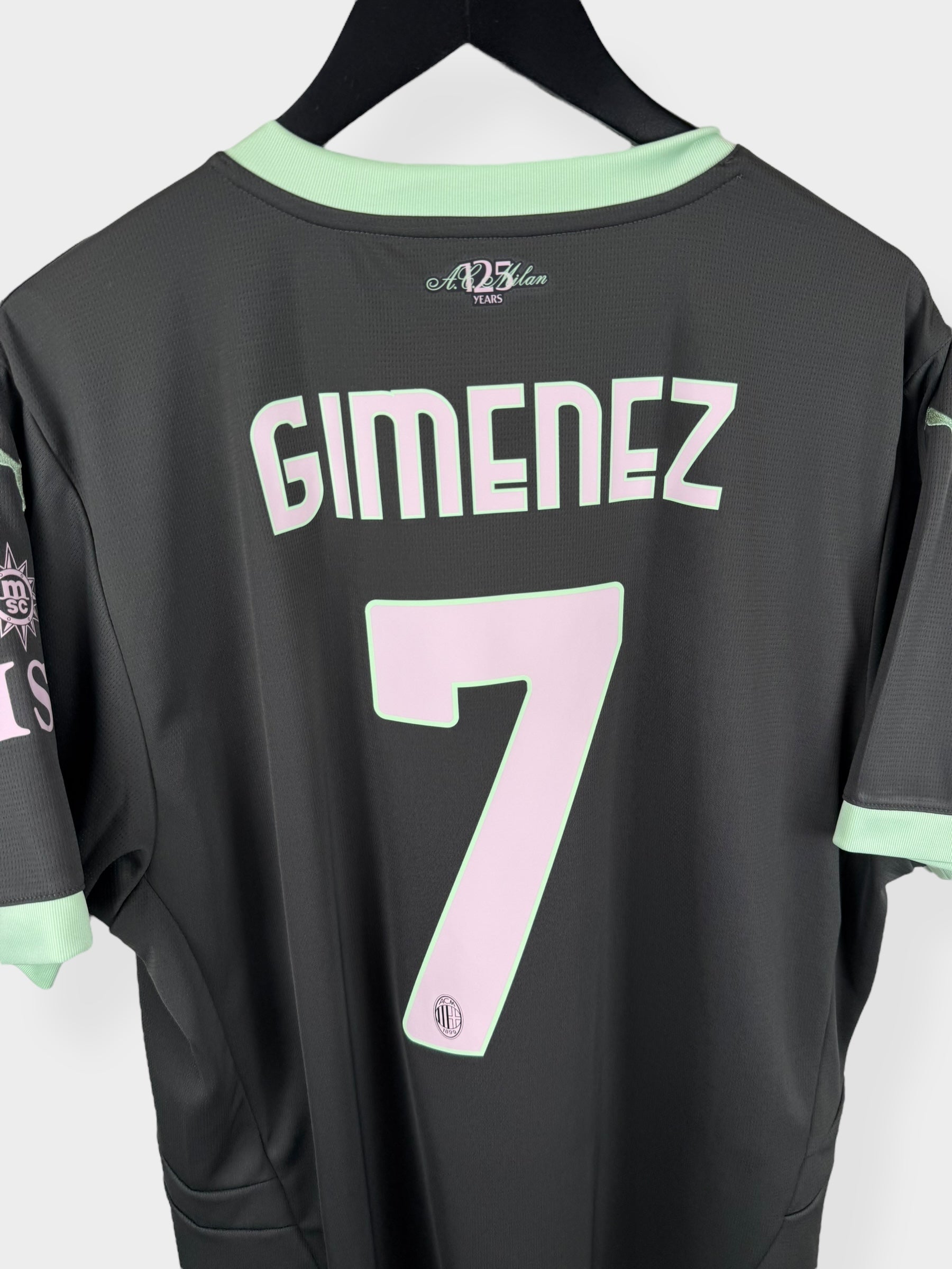 2024-25 AC MILAN THIRD SHIRT GIMENEZ #7 XL - Authentic Football Club