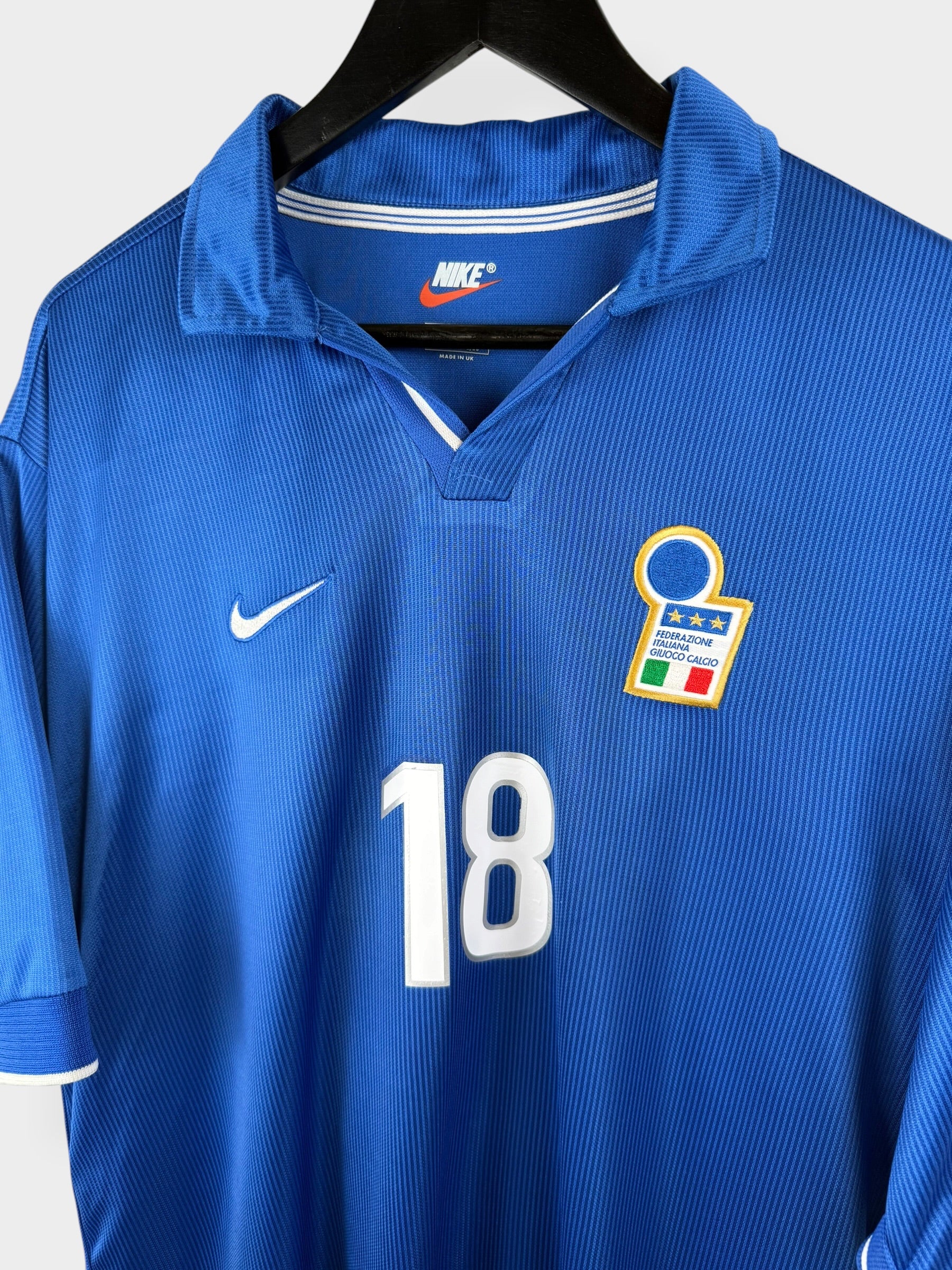 MAILLOT DOMICILE ITALIE 1997-98 BAGGIO #18 XL