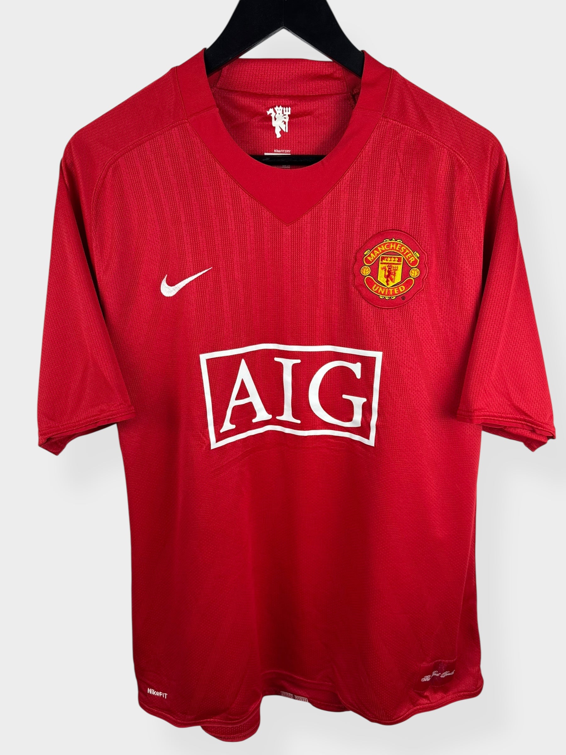 2007-09 MANCHESTER UNITED HOME SHIRT RONALDO #7 XL