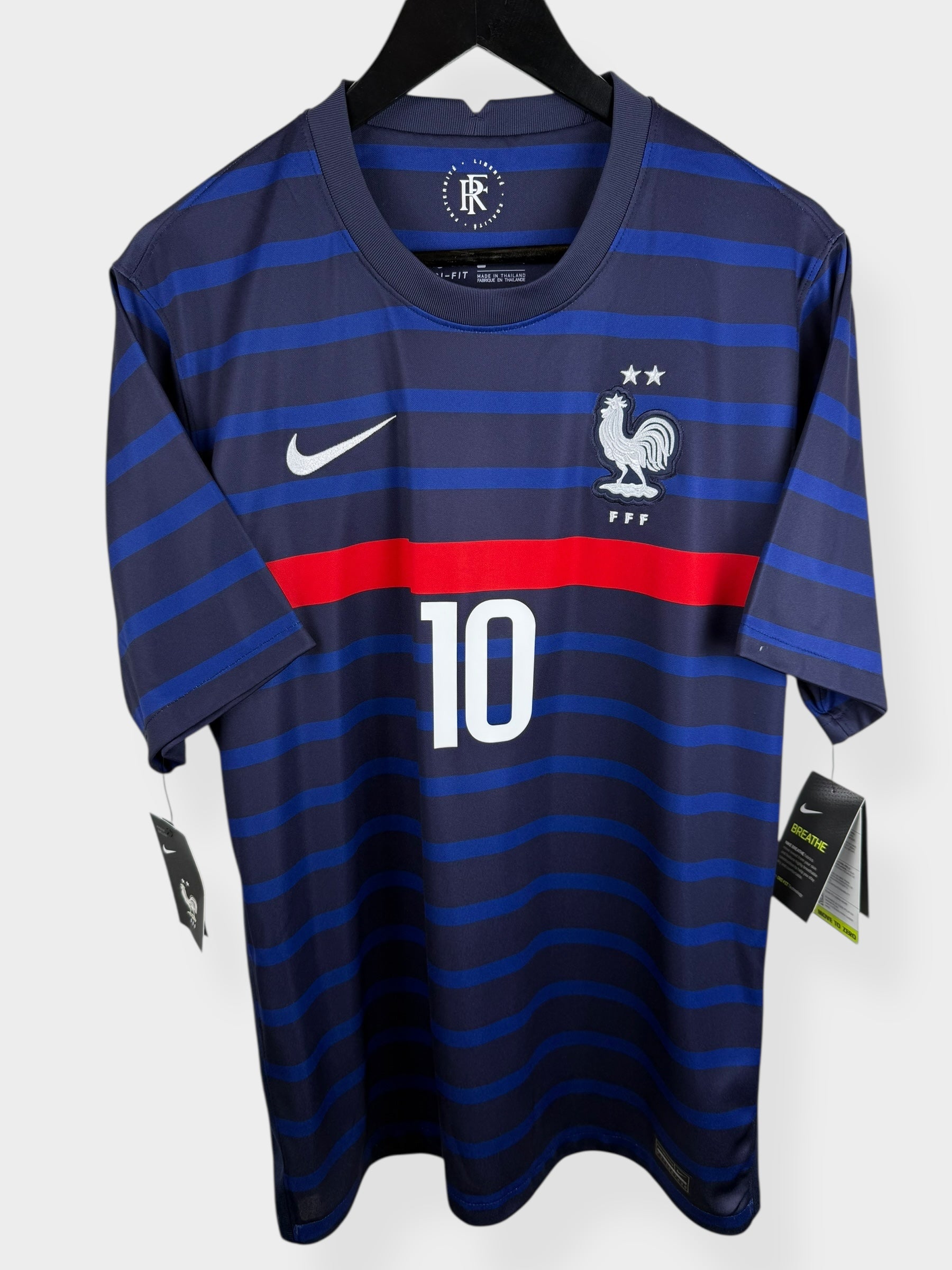 2020-21 FRANCE HOME SHIRT MBAPPE #10 L - Authentic Football Club
