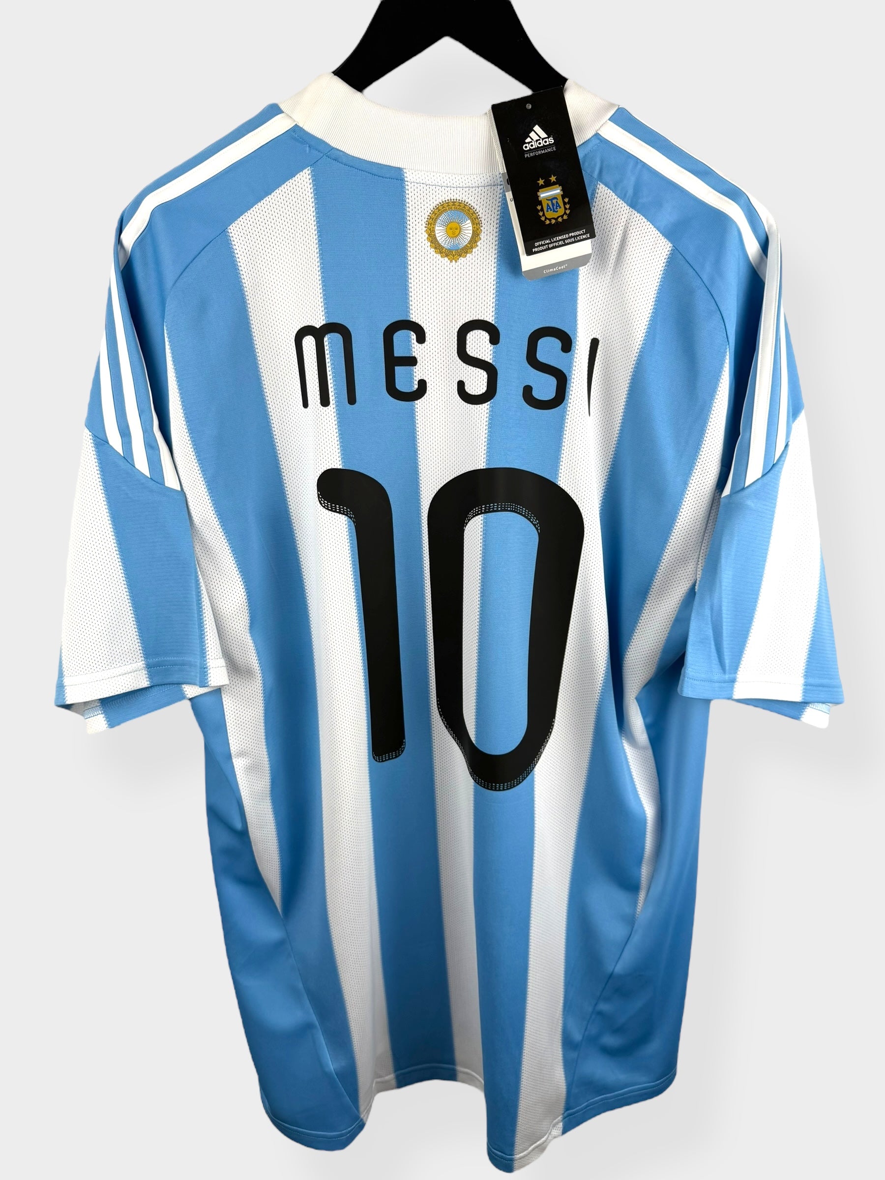 2010-11 ARGENTINA HOME SHIRT MESSI #10 XL - Authentic Football Club