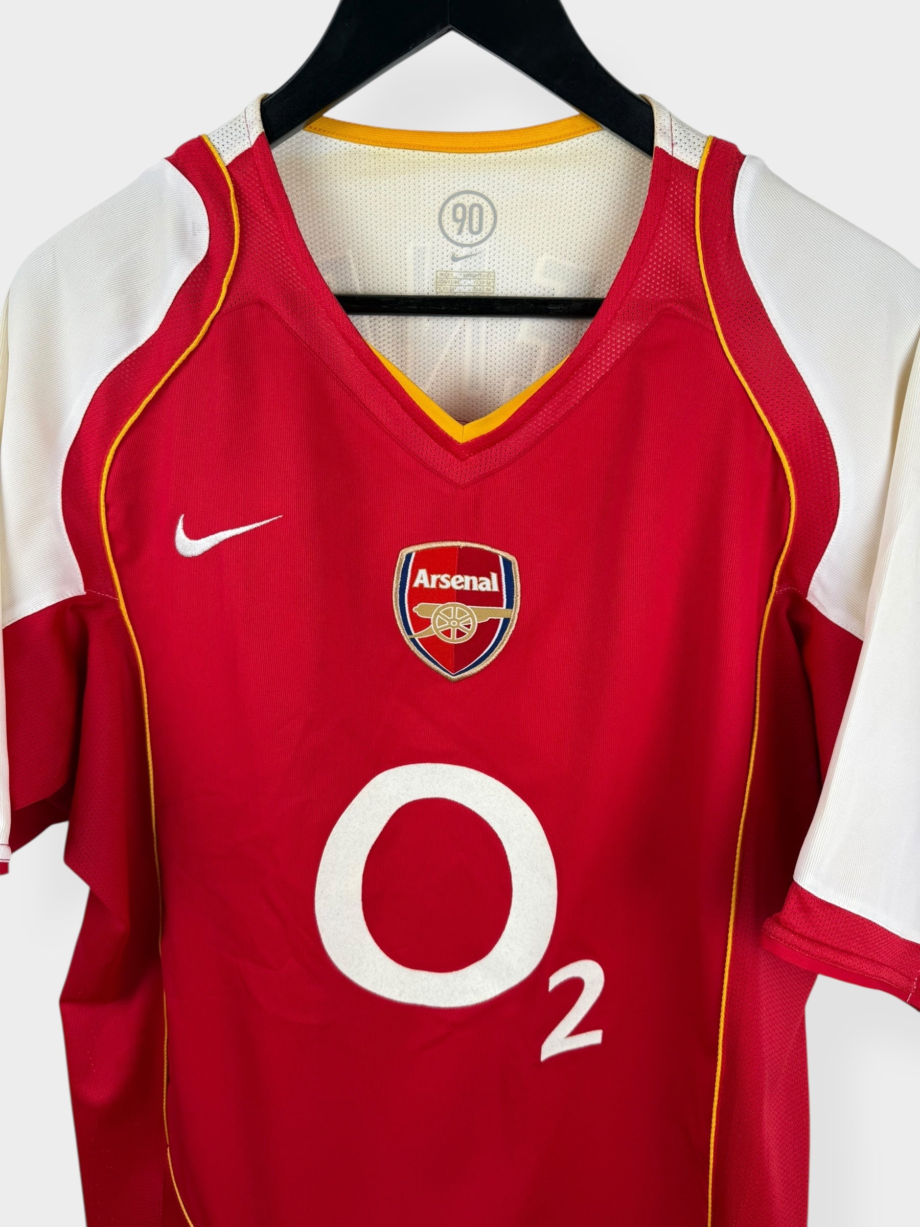 2004-05 ARSENAL HOME SHIRT HENRY #14 L - Authentic Football Club