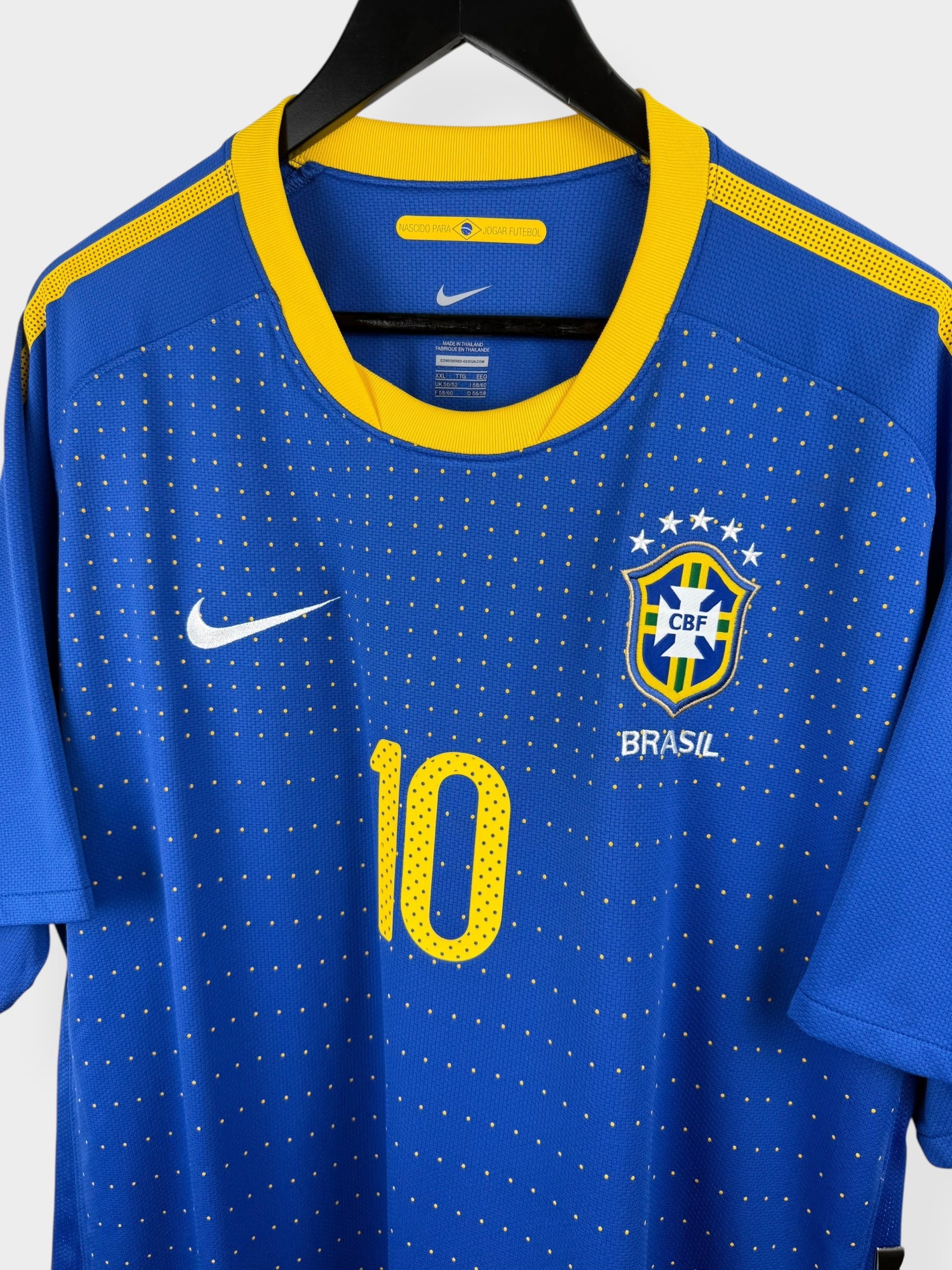 2010-11 BRAZIL AWAY SHIRT KAKA #10 XXL