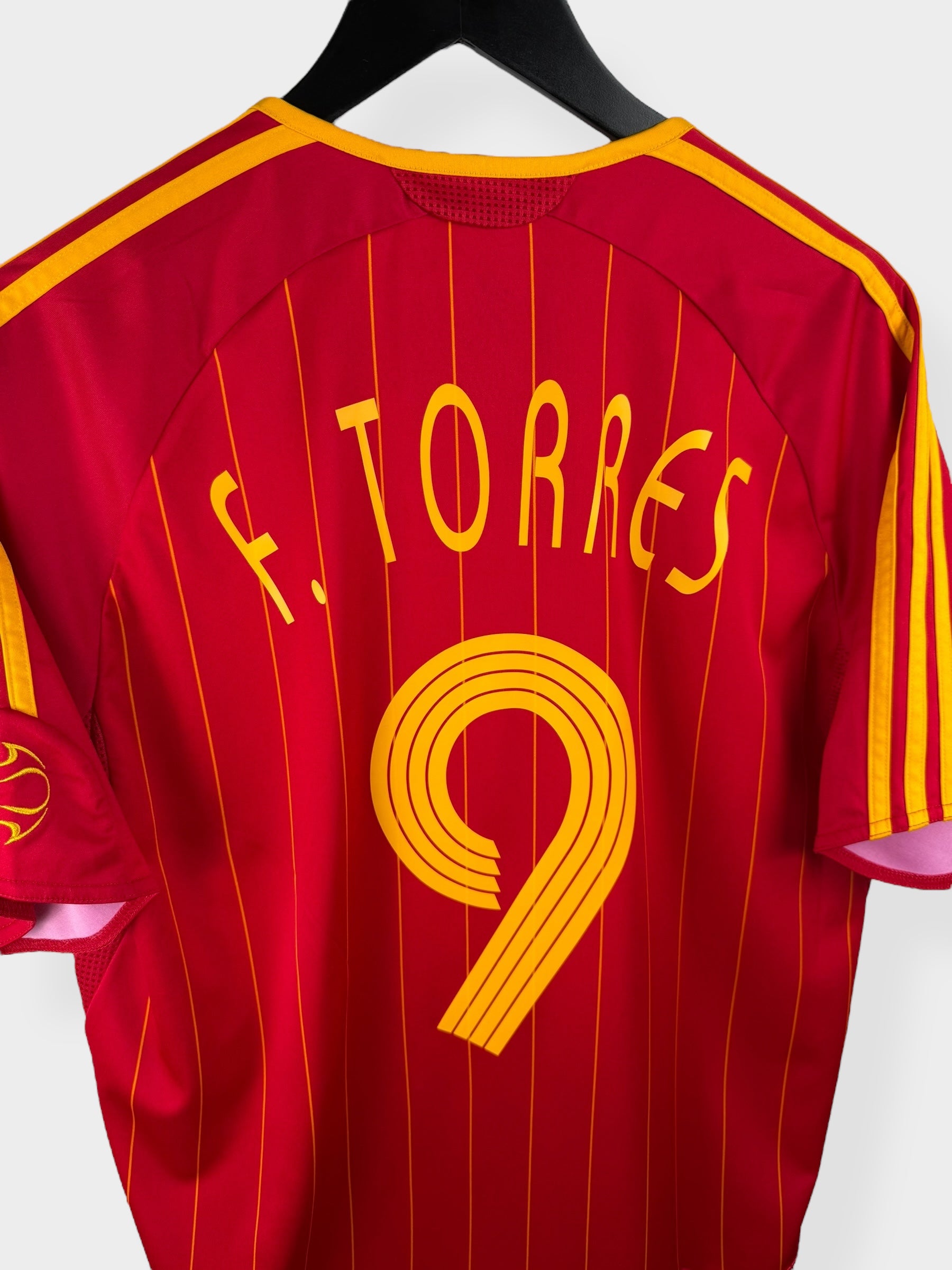 2006-08 SPAIN HOME SHIRT TORRES #9 M - Authentic Football Club