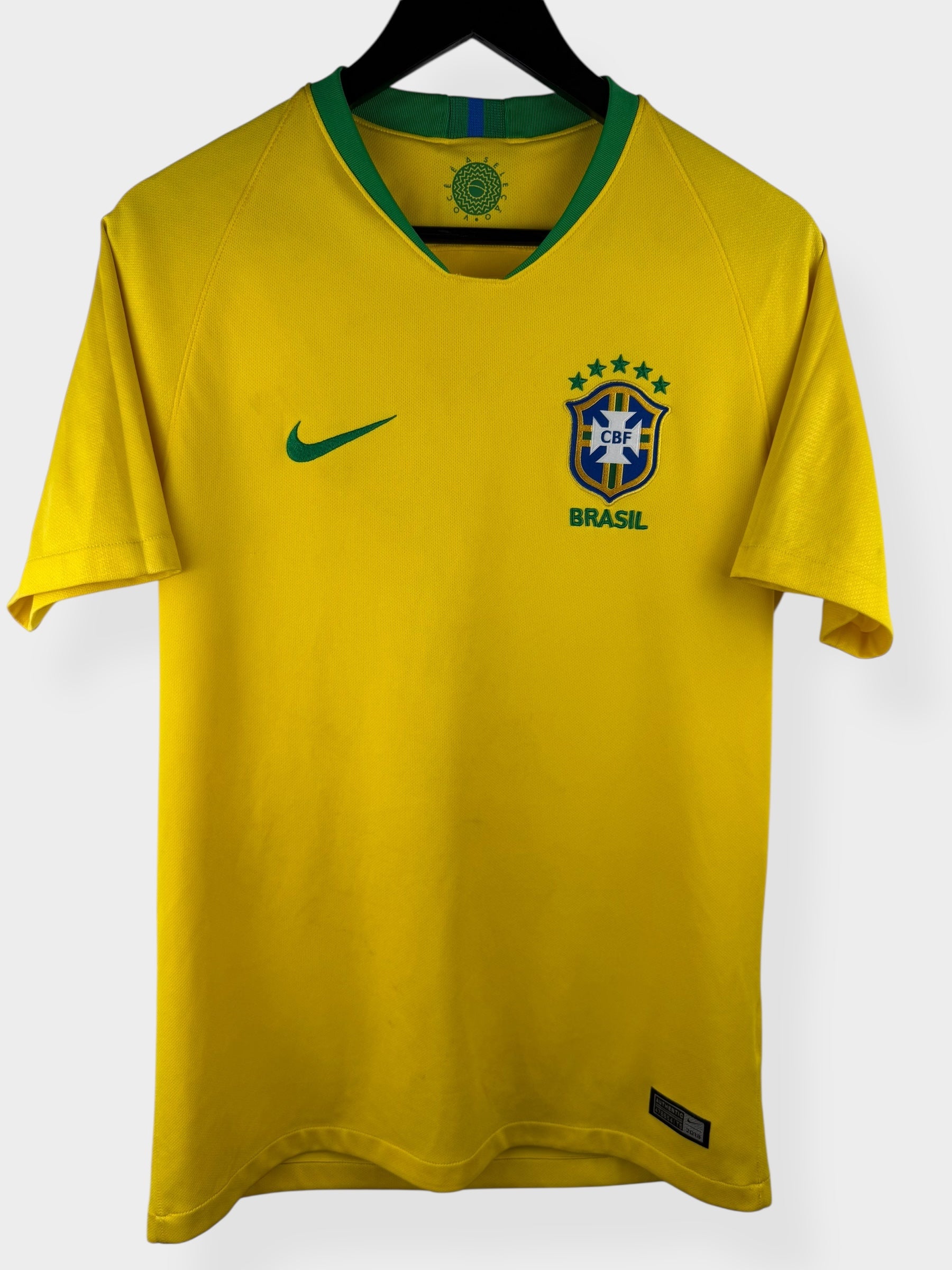 2018-19 BRAZIL HOME SHIRT COUTINHO #11 S