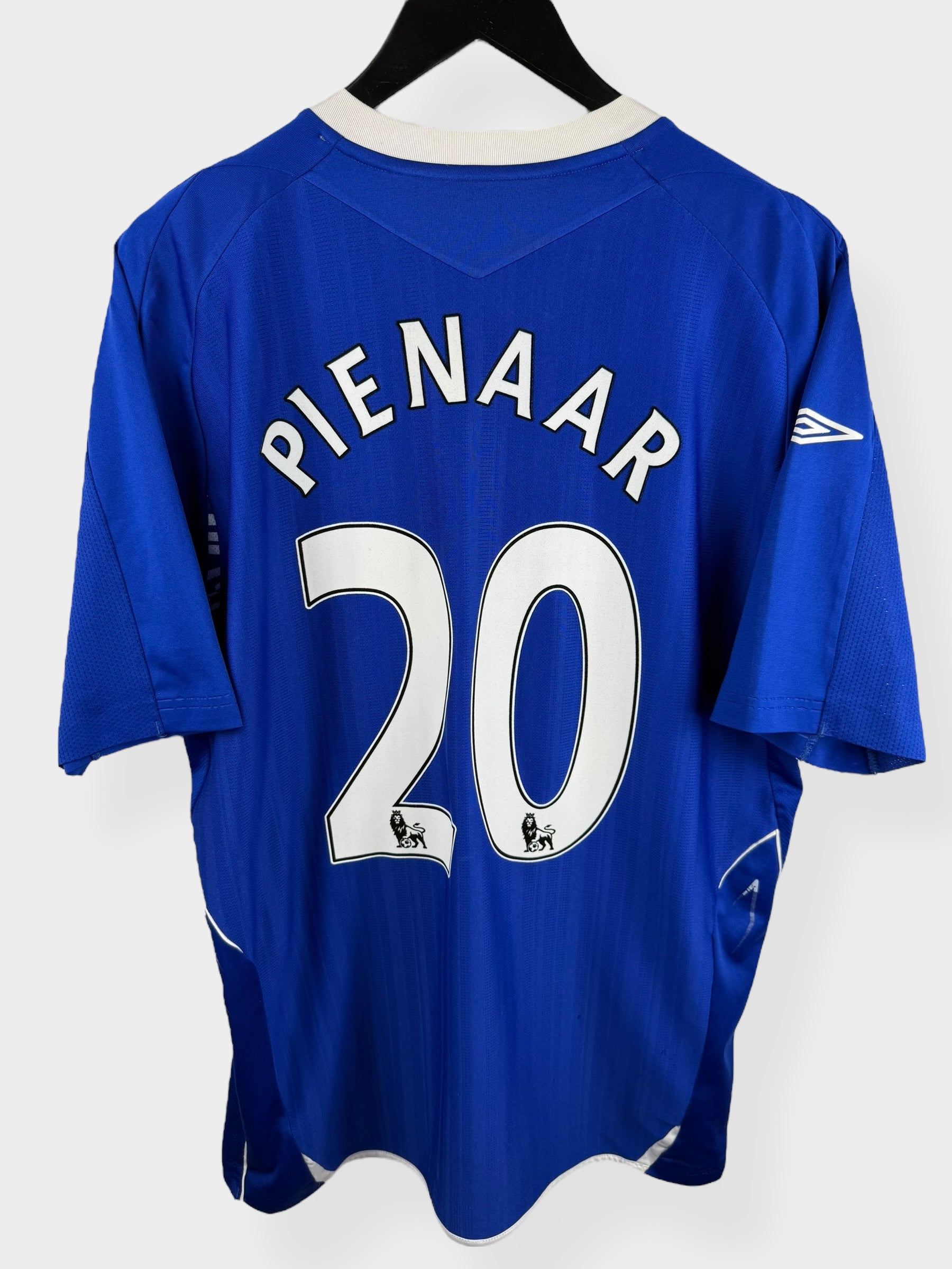 2007-08 EVERTON HOME SHIRT PIENAAR #20 XL - Authentic Football Club