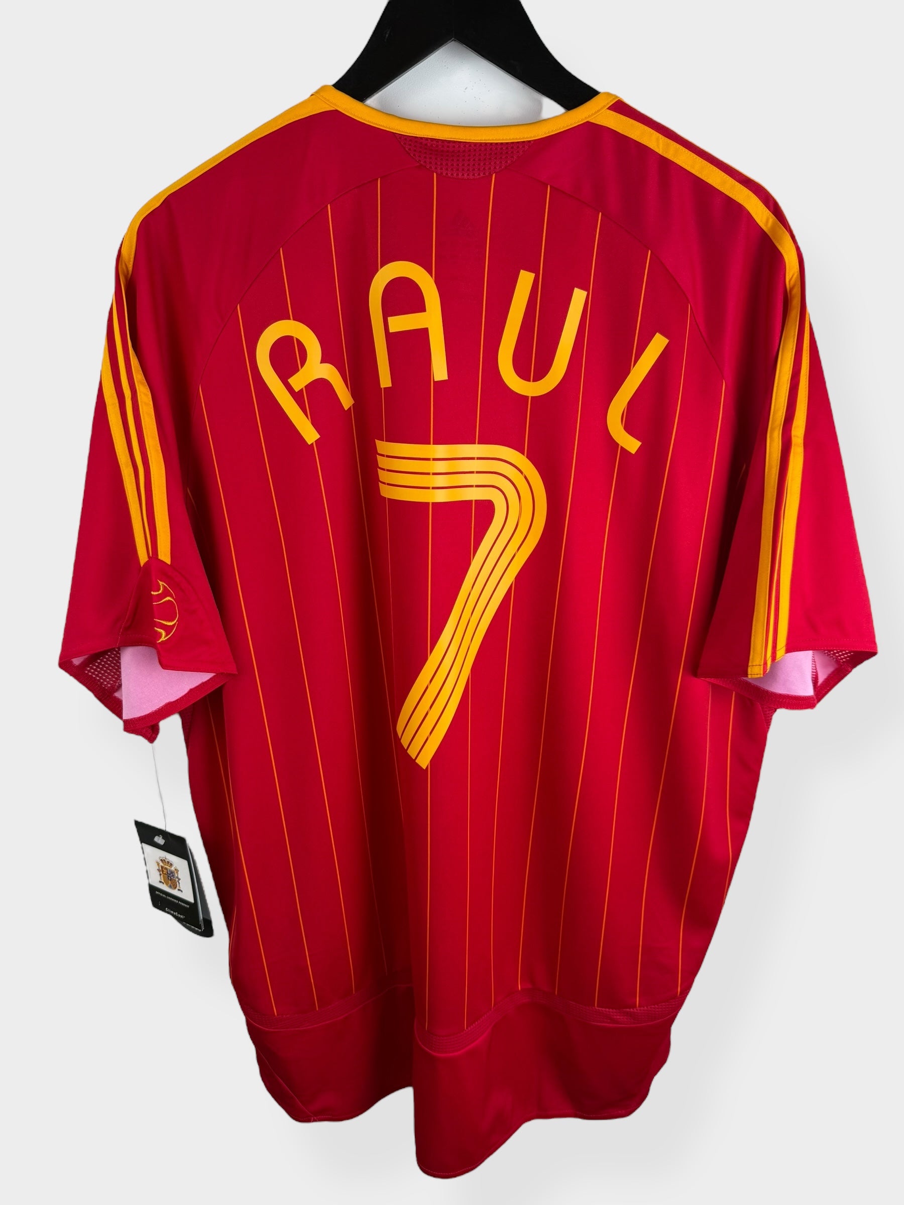 2006-08 SPAIN HOME SHIRT RAUL #7 XL