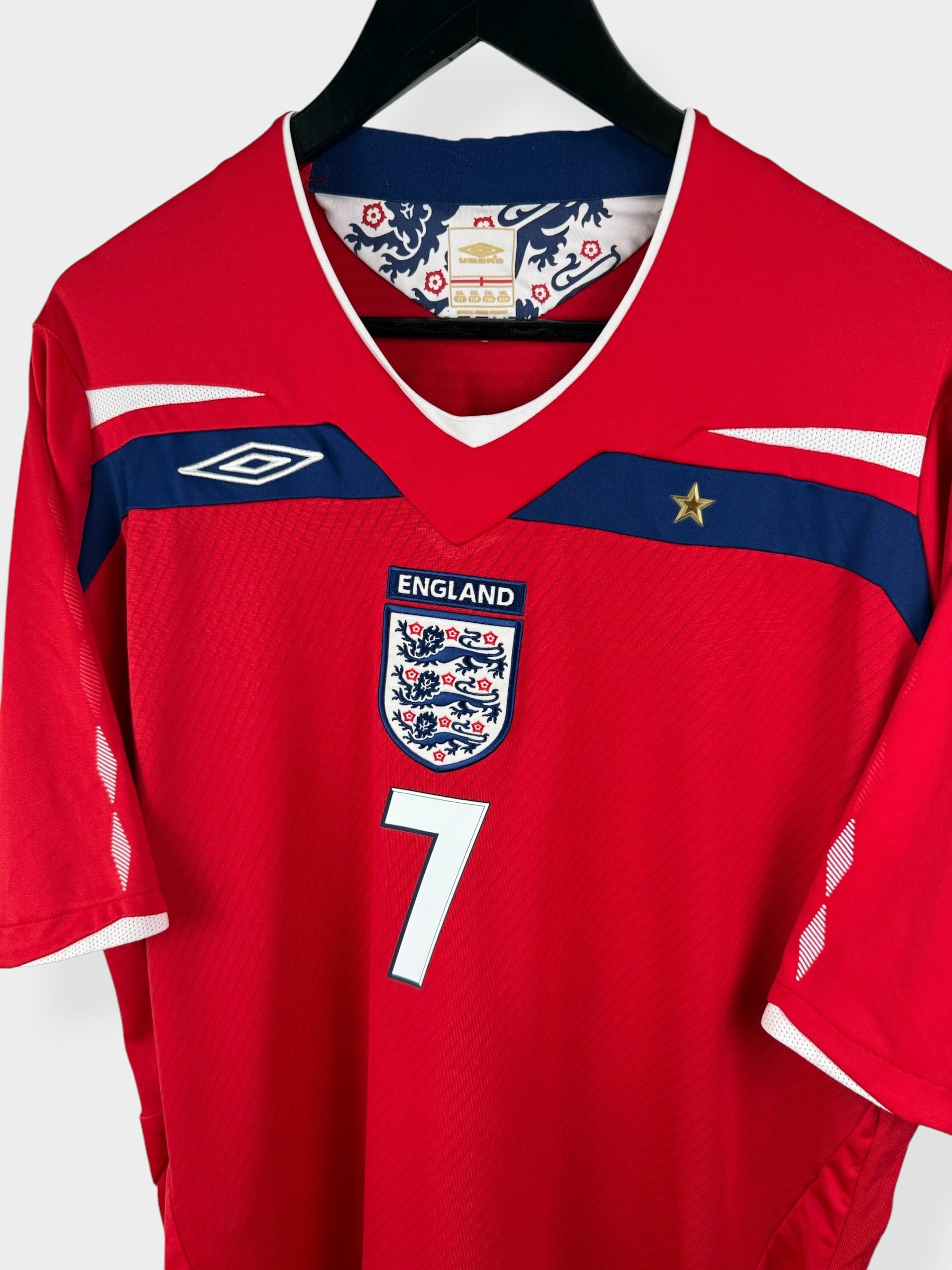 2008-10 ENGLAND AUSWÄRTSTRIKOT BECKHAM #7 XXL