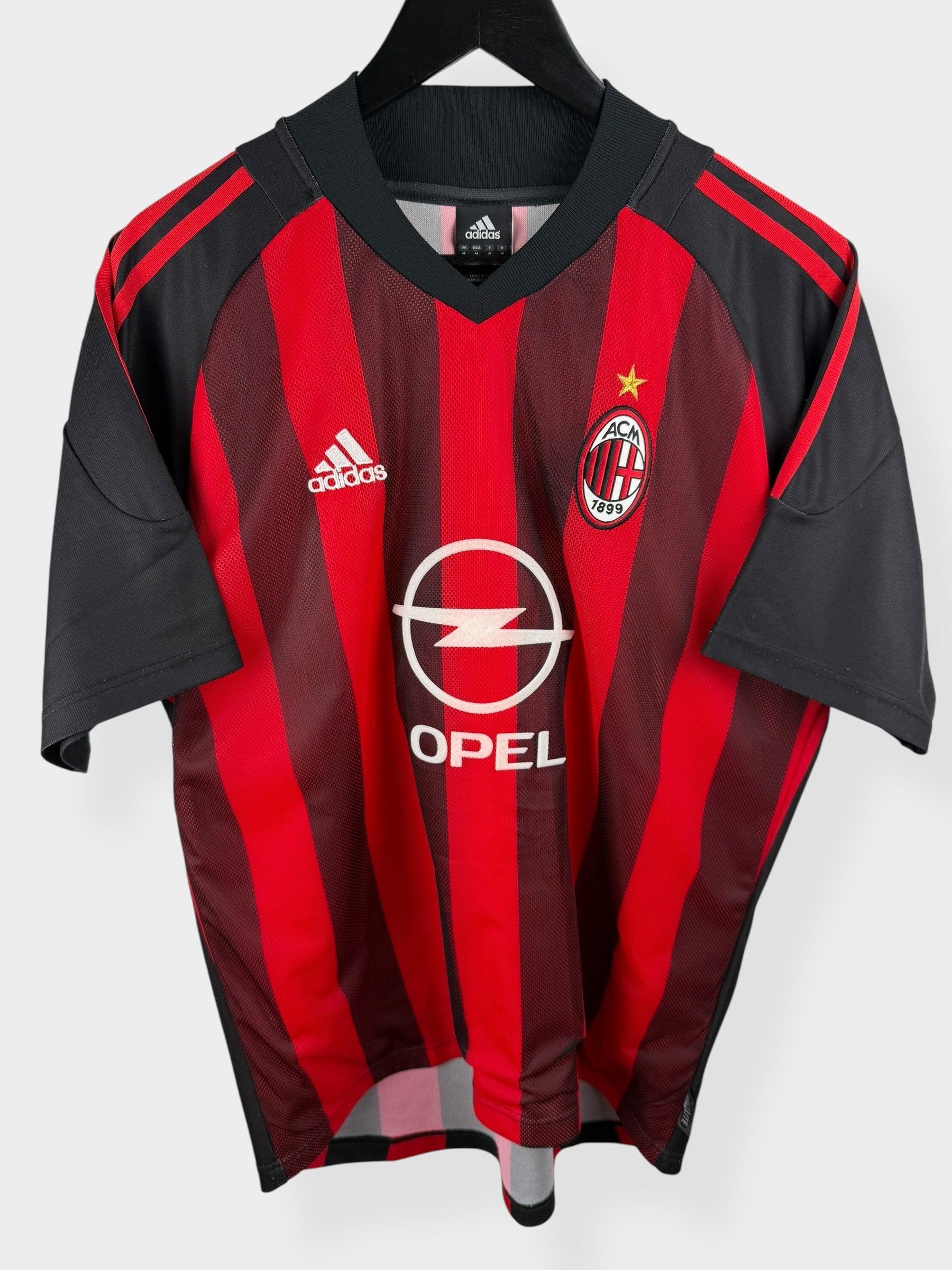 2002-03 AC MILAN HOME SHIRT MALDINI #3 M - Authentic Football Club
